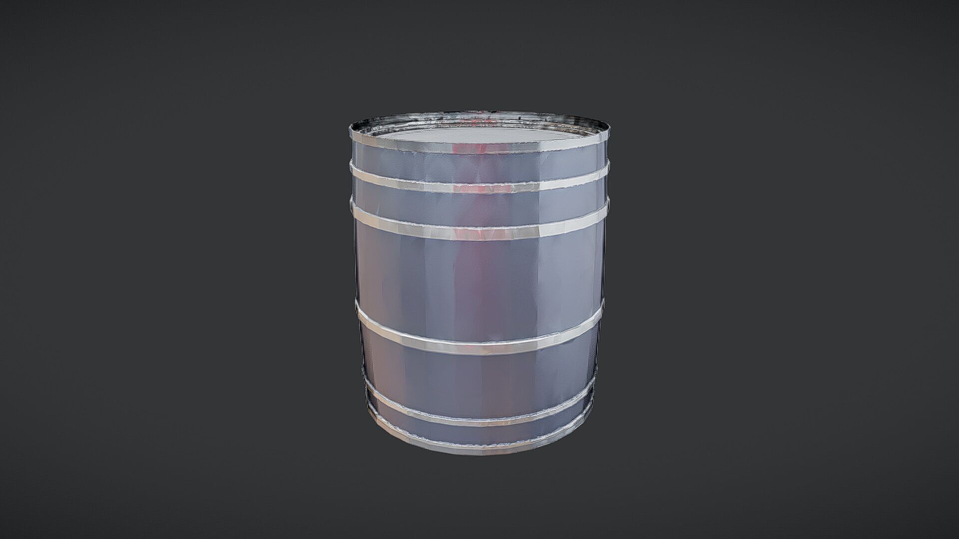 metal barrel or drum 3D model_21