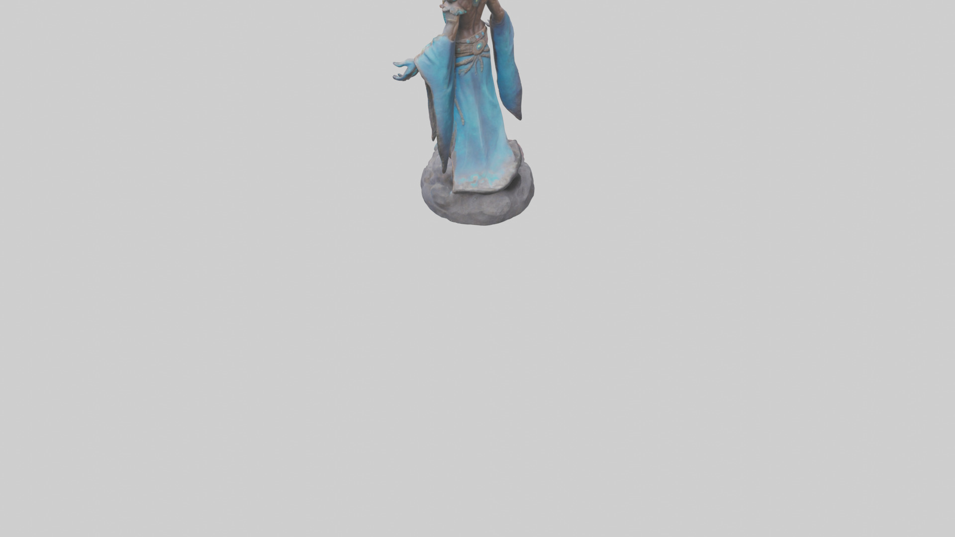Galactic Shaman statue model 3D model_3