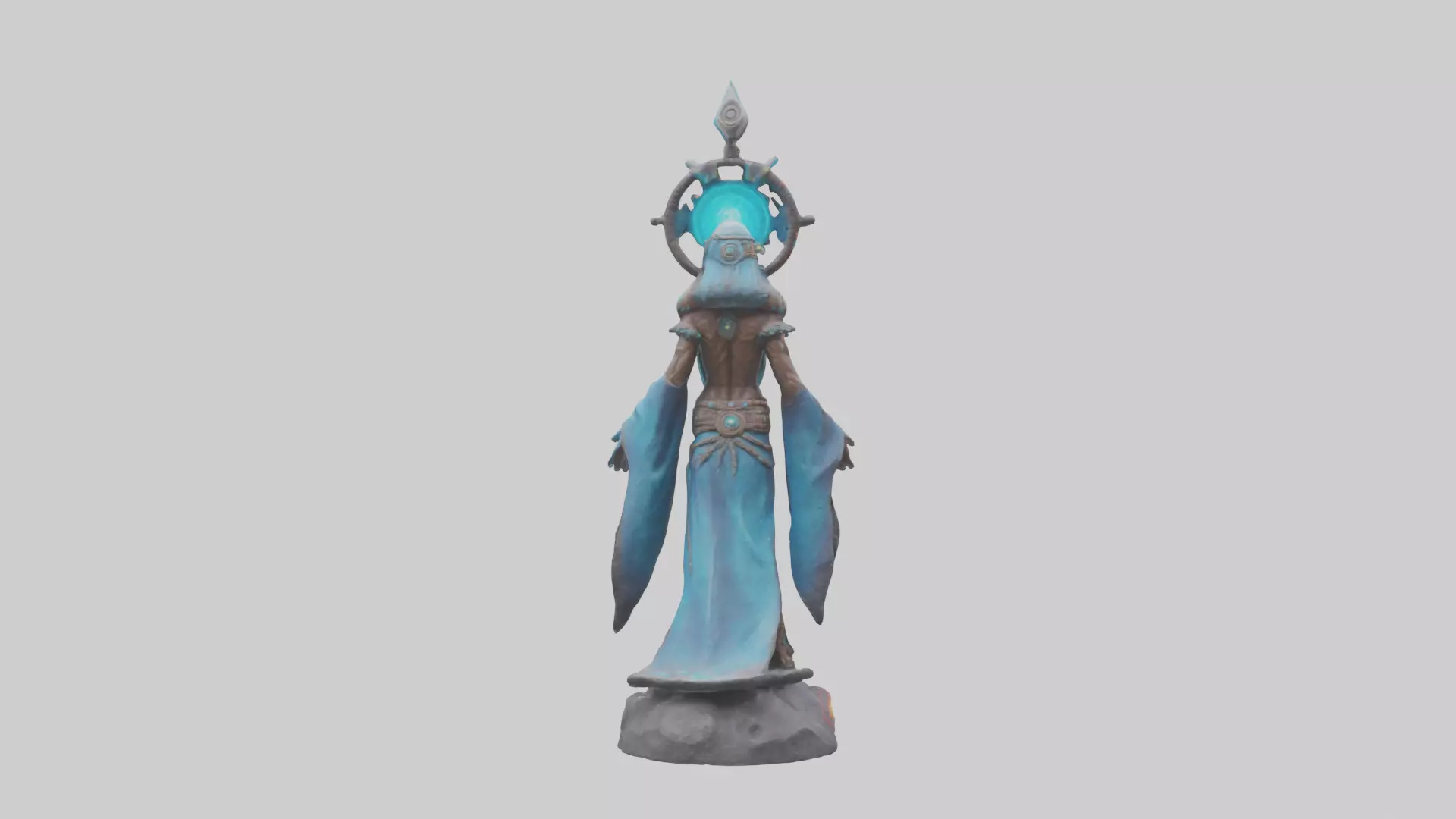 Galactic Shaman statue model 3D model_0