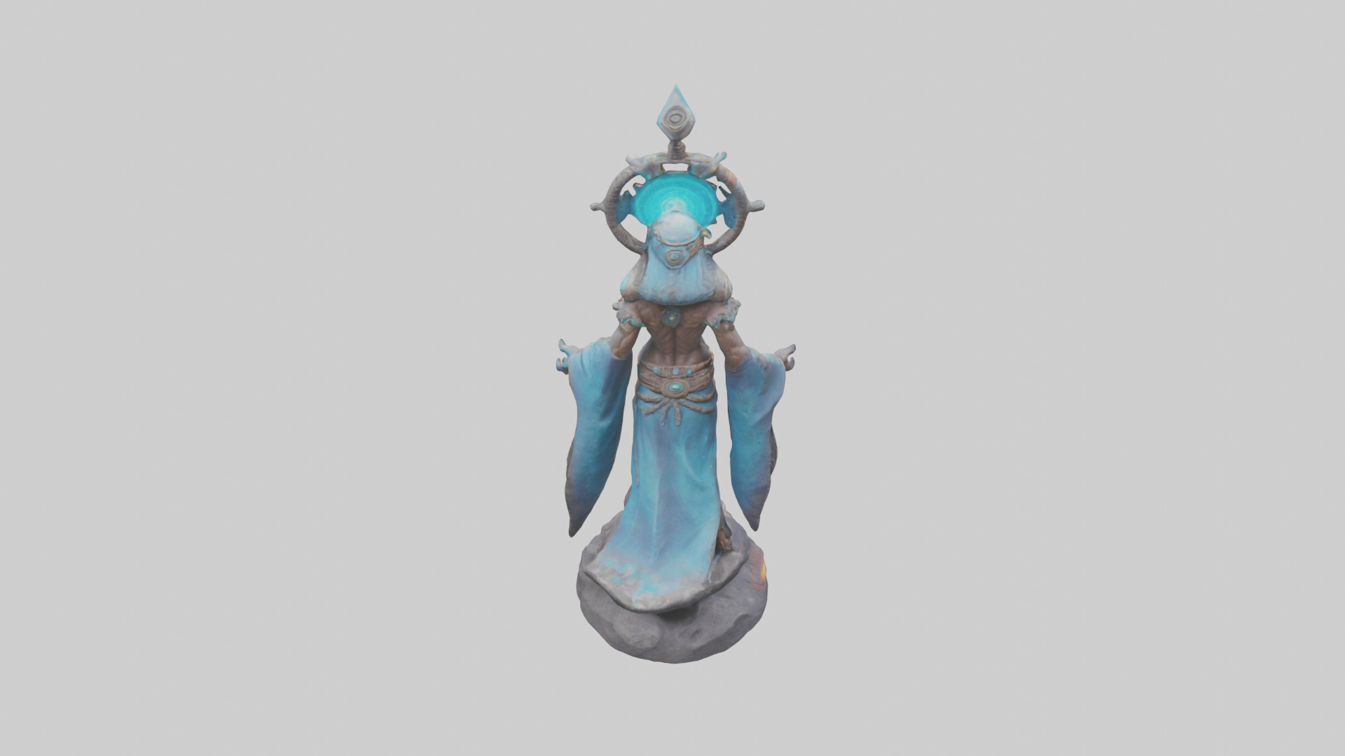 Galactic Shaman statue model 3D model_15