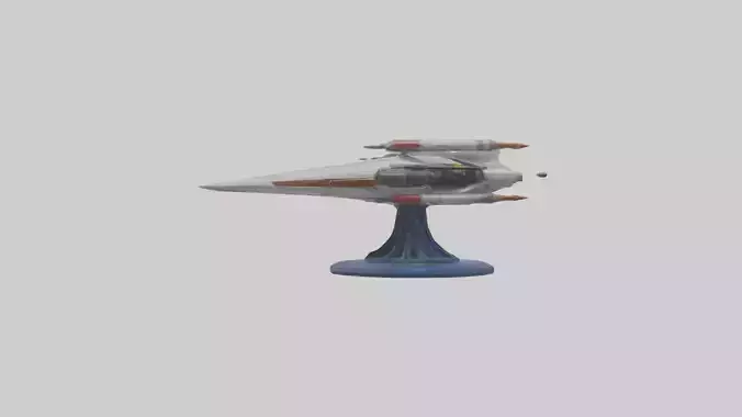 Galactic Starfighter statue model