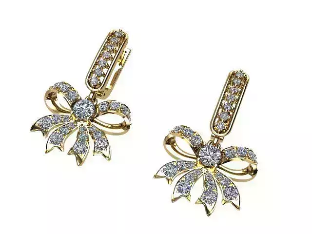 earrings jewellry 3d designer  3d models jewellry