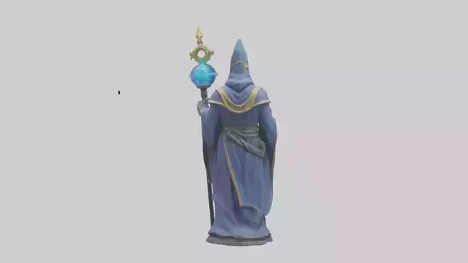 Galactic Wizard statue model