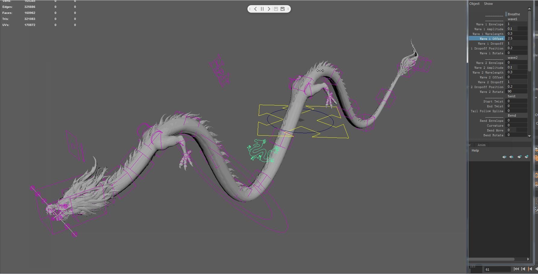 dragon ChineseDragon loong 3D model_8