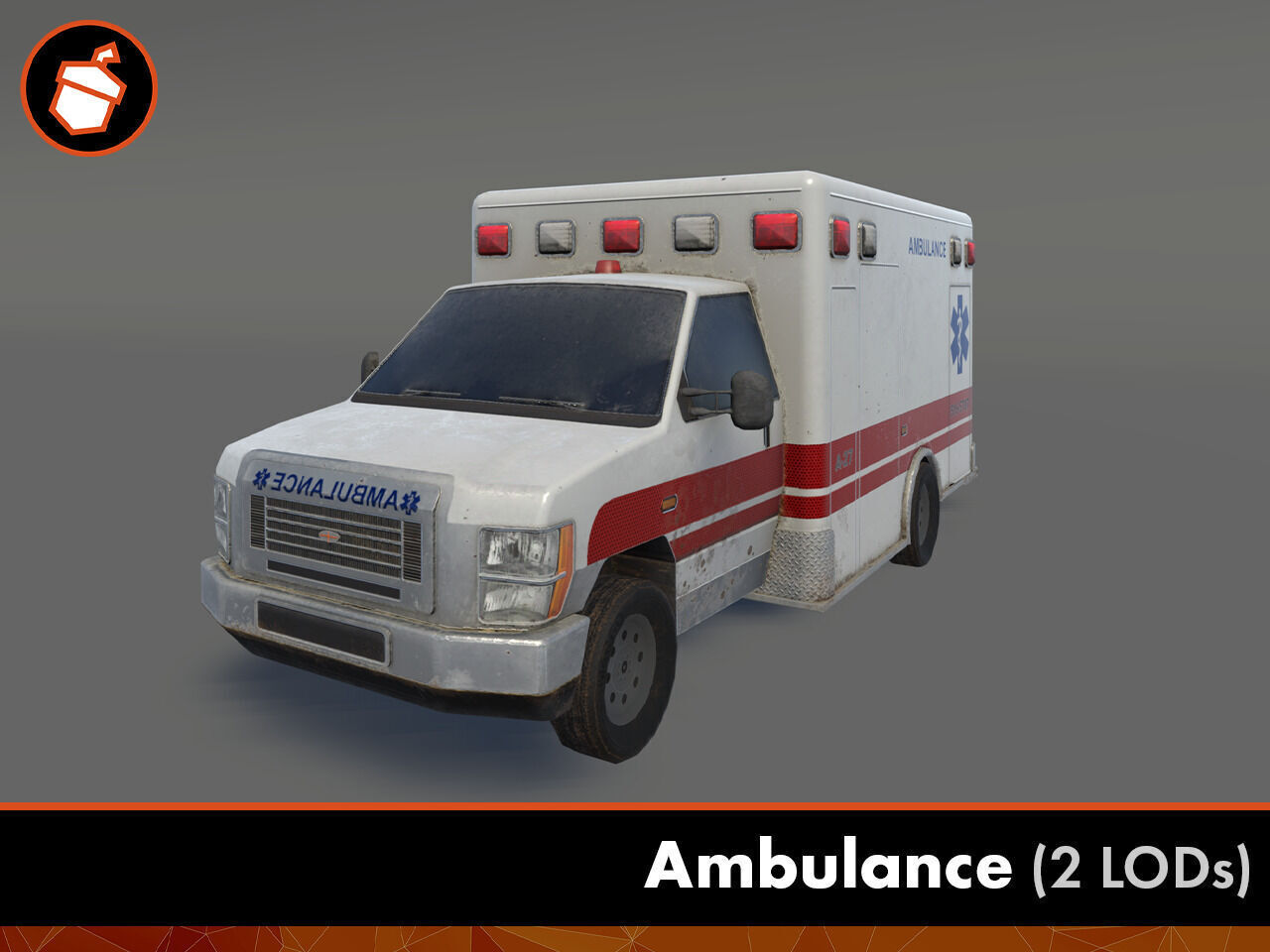 Rescue vehicles bundle 3D Model Collection_1