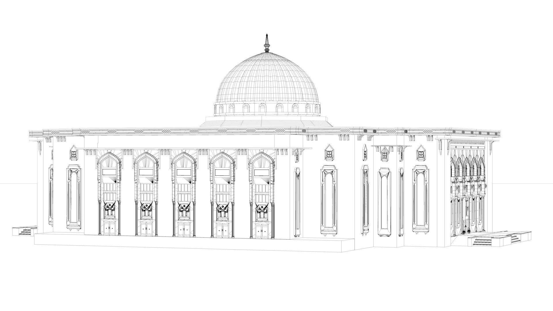 American University of Sharjah 3D model_18