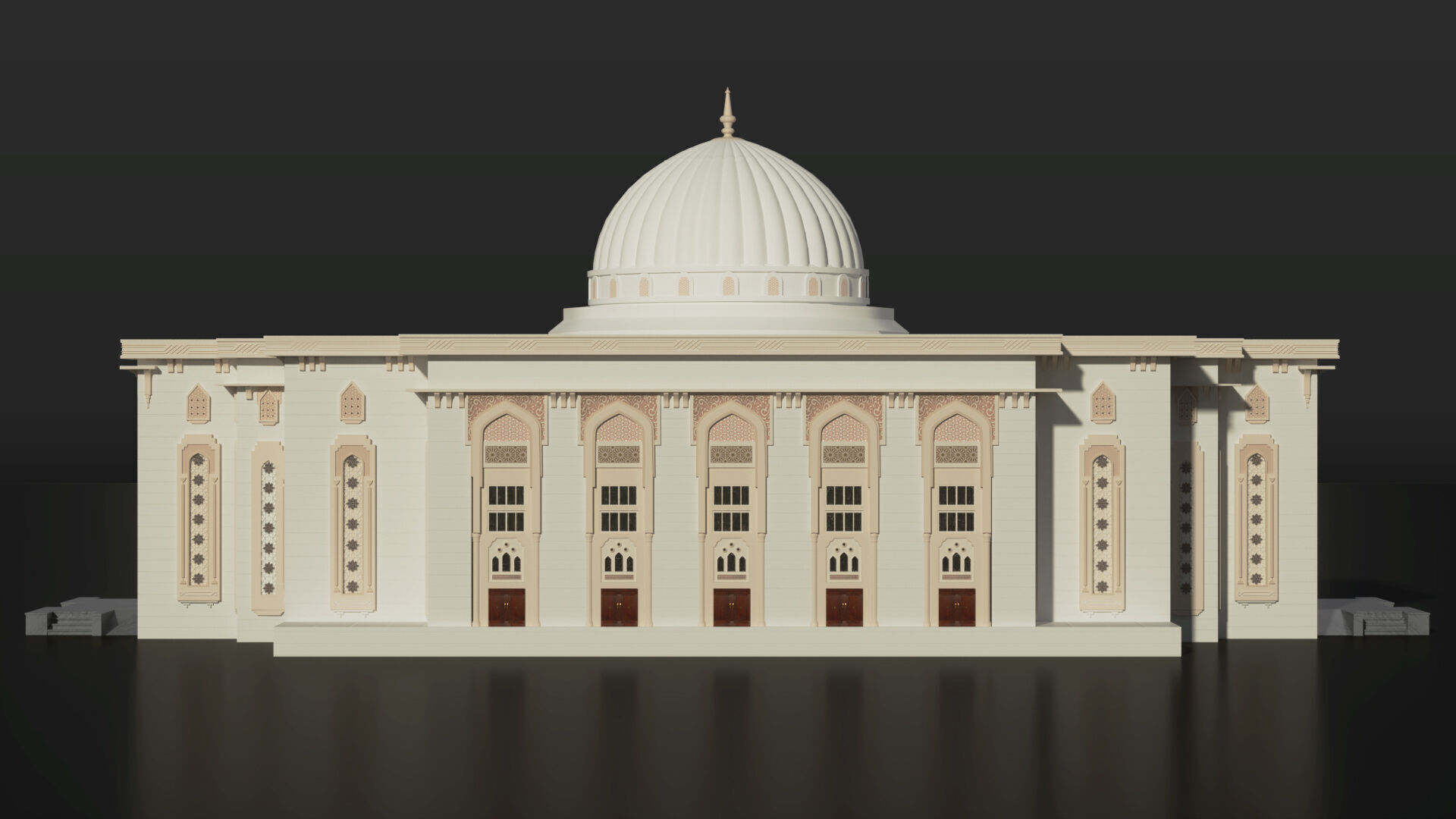American University of Sharjah 3D model_12