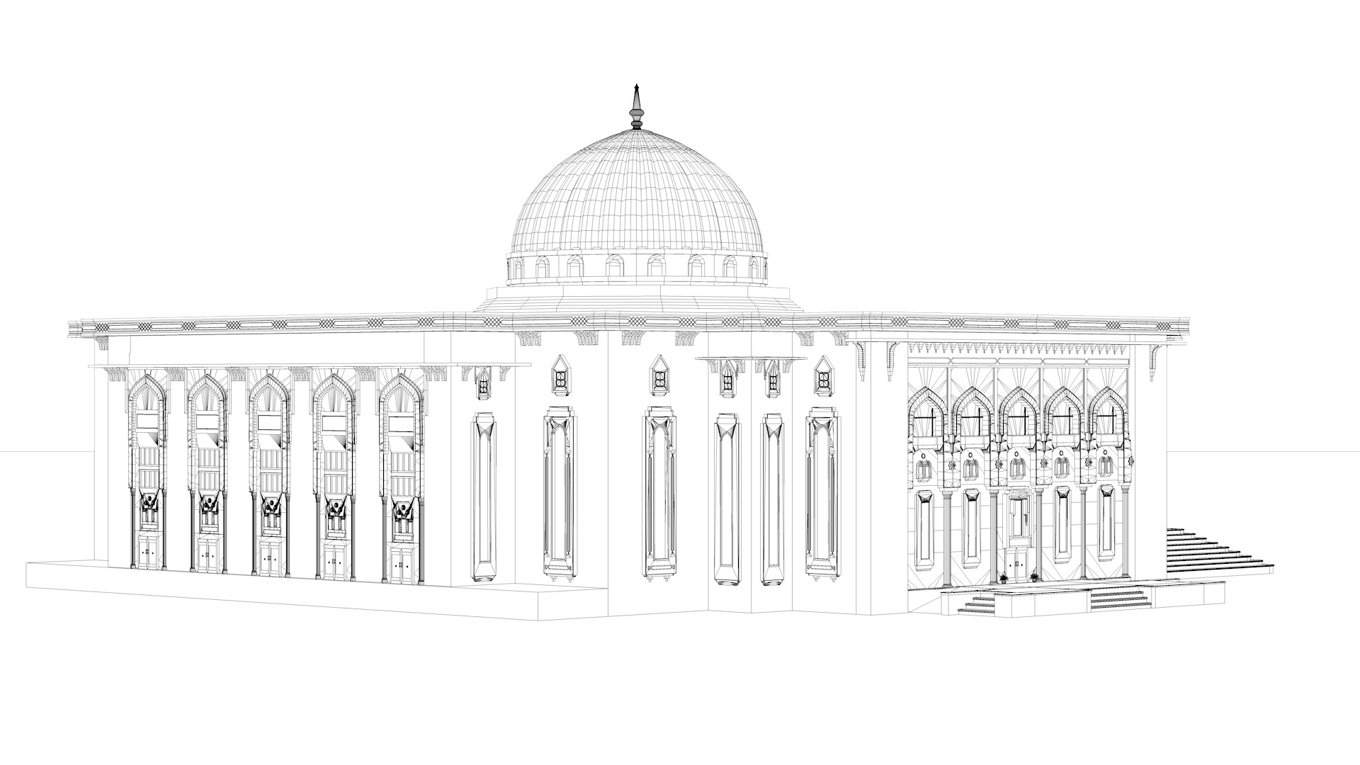 American University of Sharjah 3D model_17