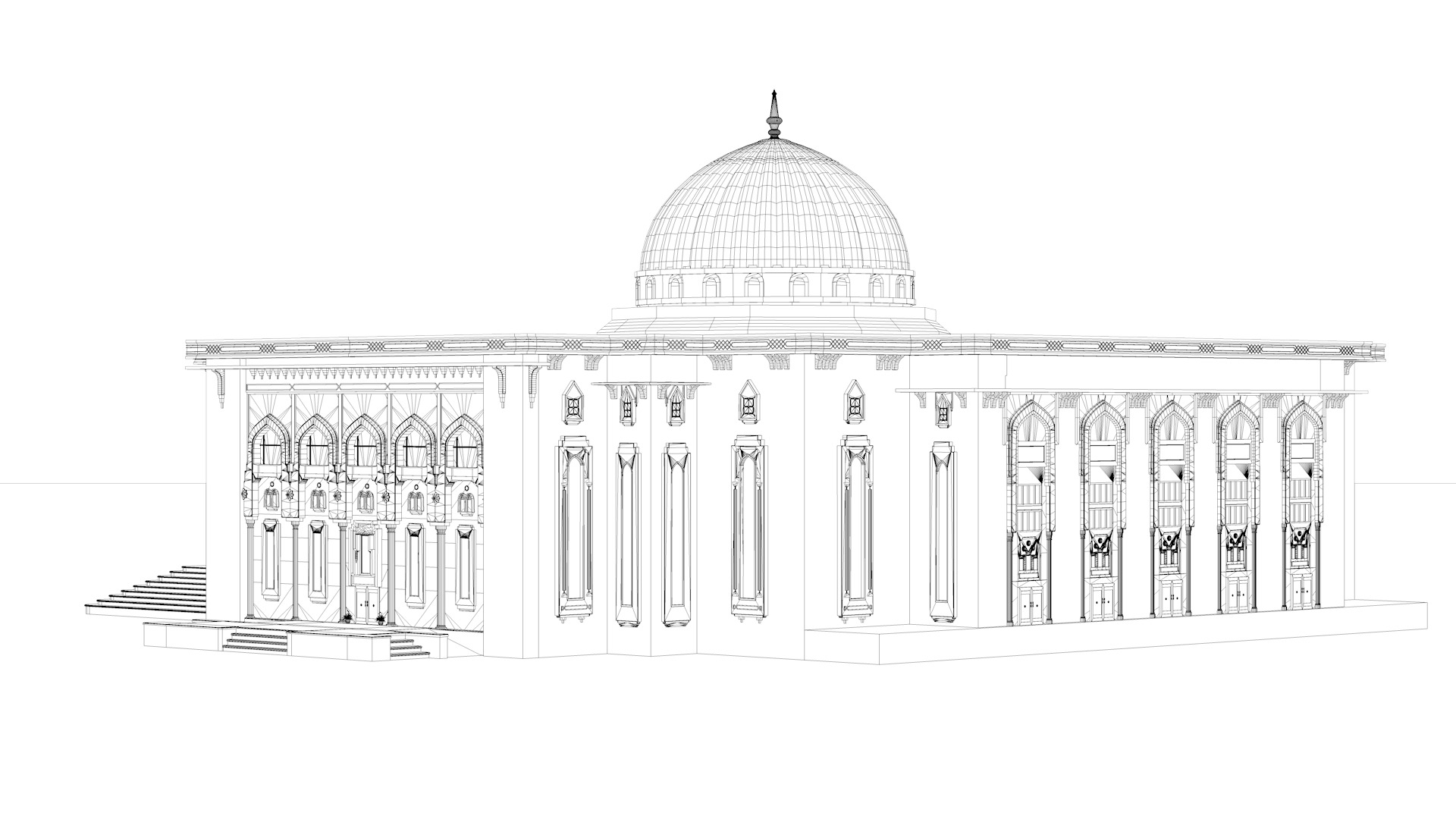 American University of Sharjah 3D model_20