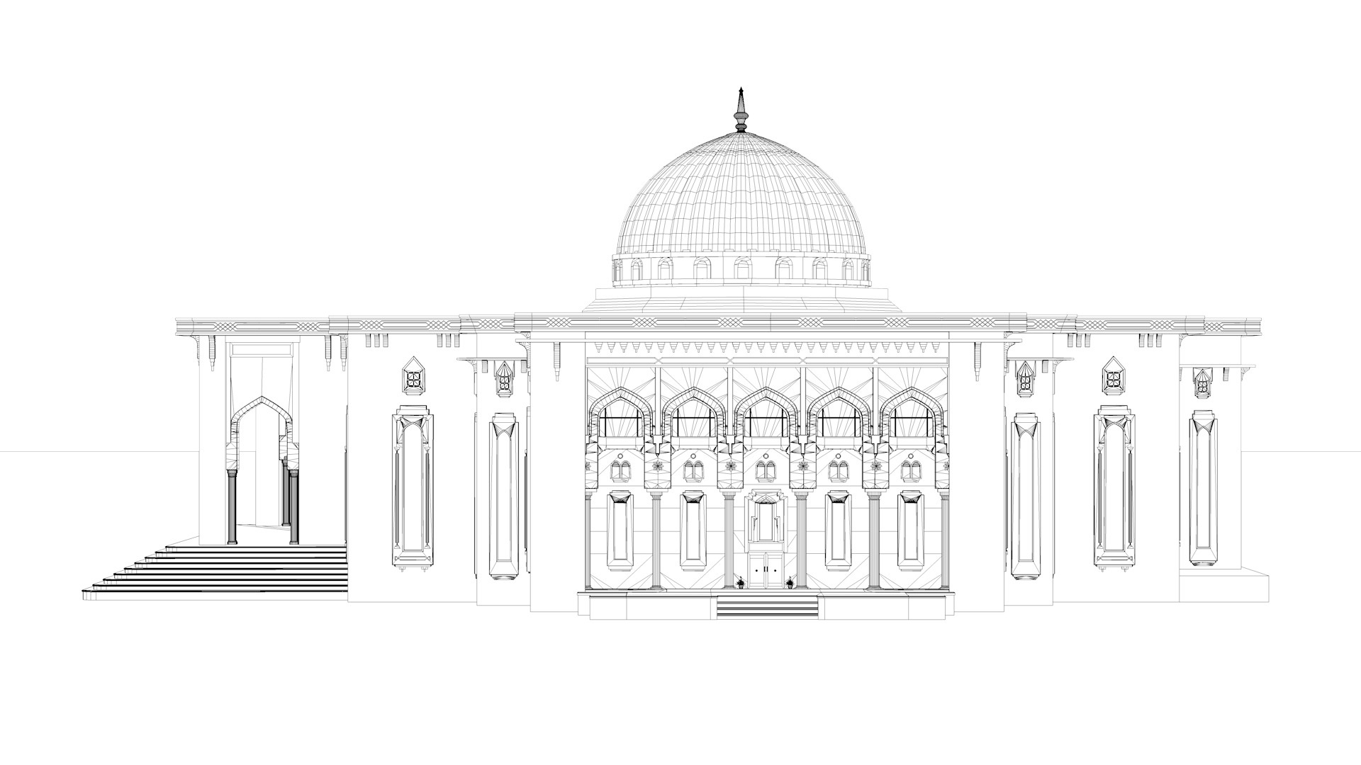 American University of Sharjah 3D model_21