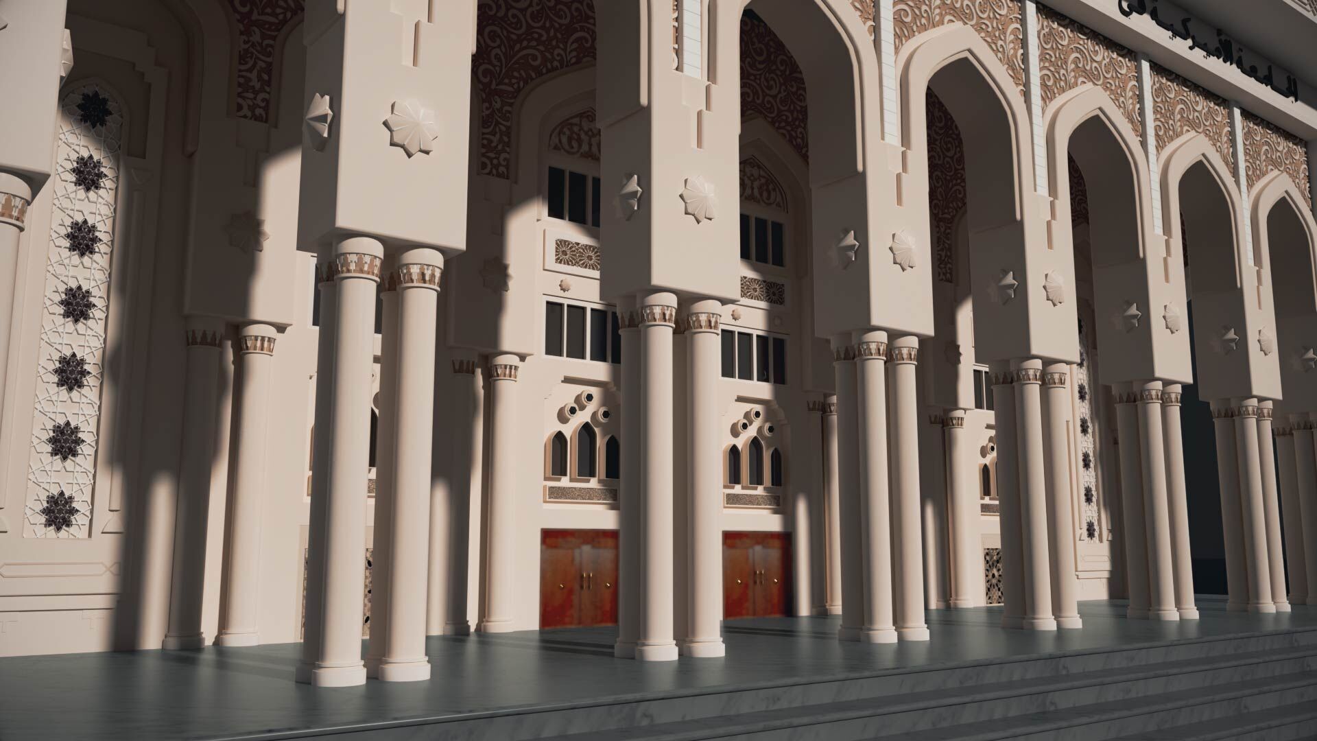 American University of Sharjah 3D model_3