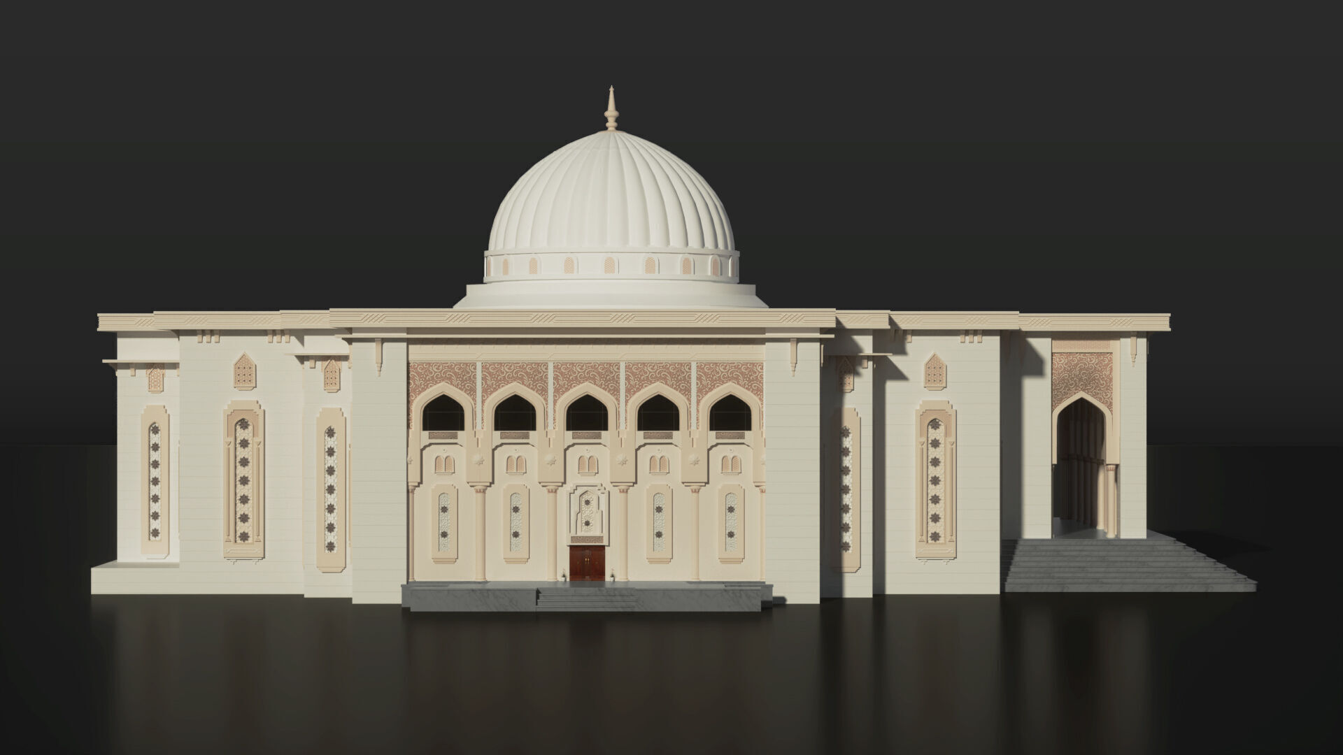 American University of Sharjah 3D model_10