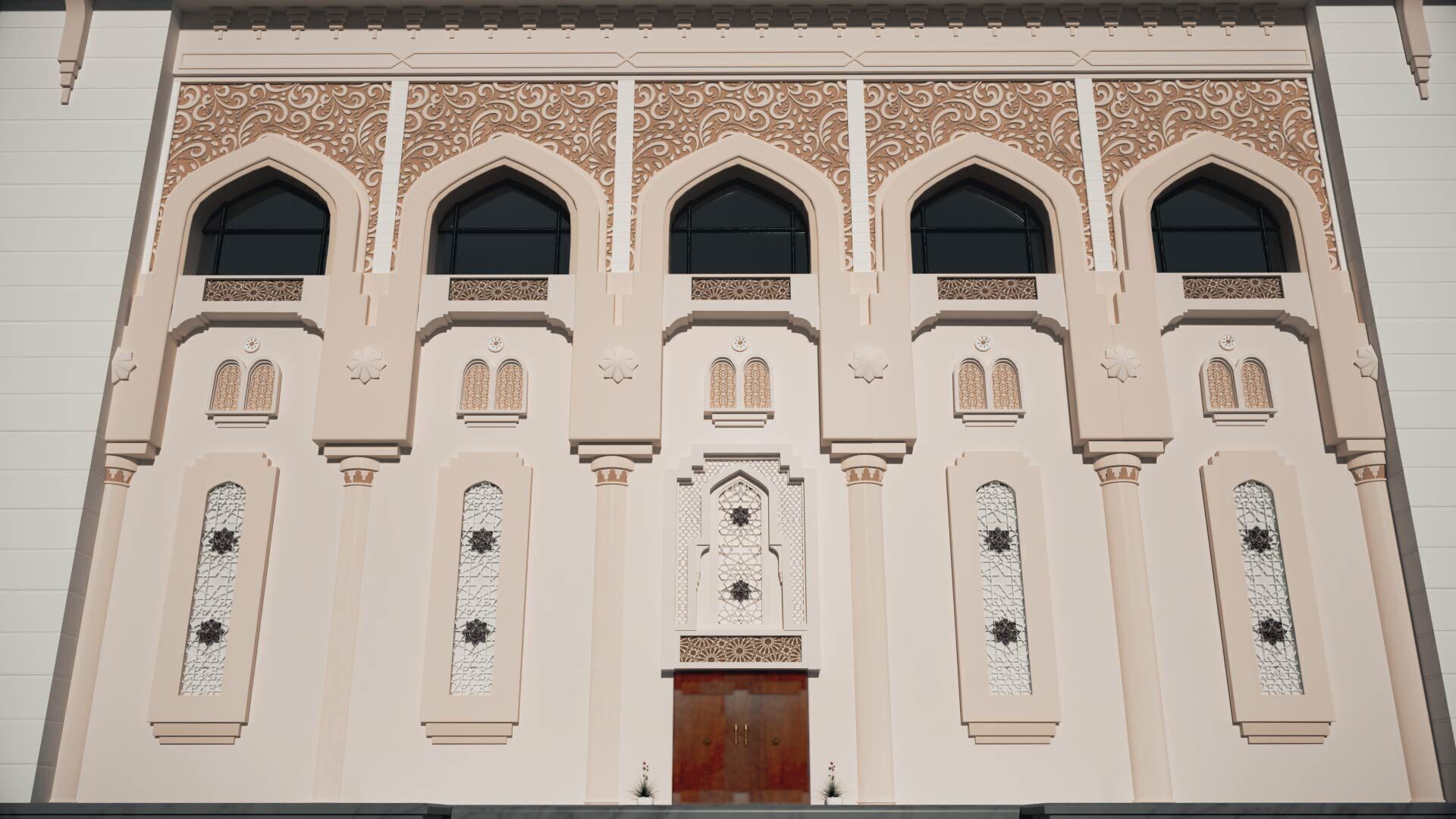 American University of Sharjah 3D model_5