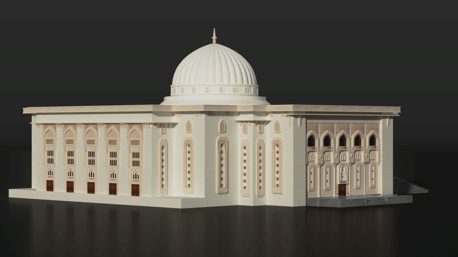 American University of Sharjah 3D model_11
