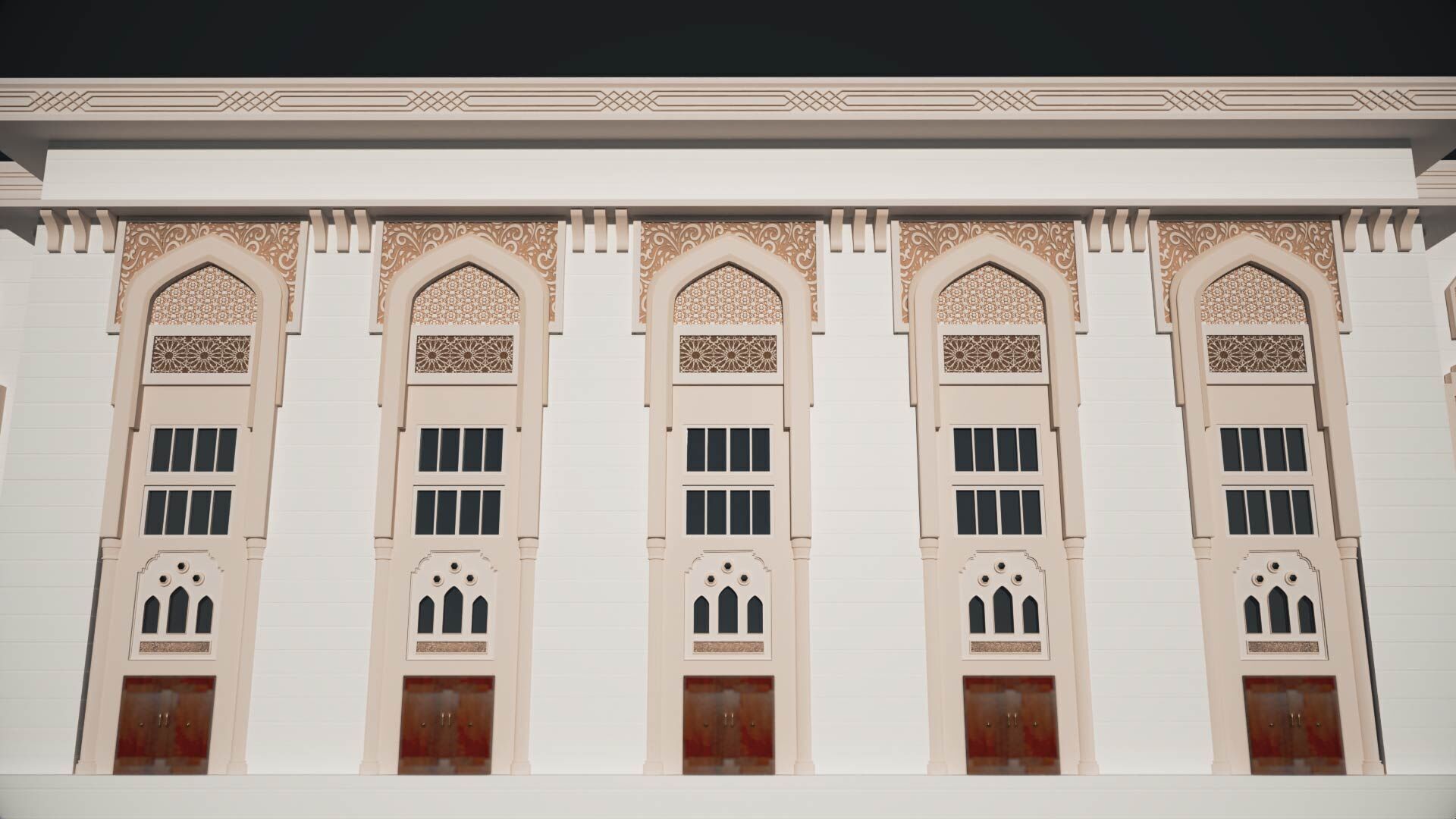 American University of Sharjah 3D model_6