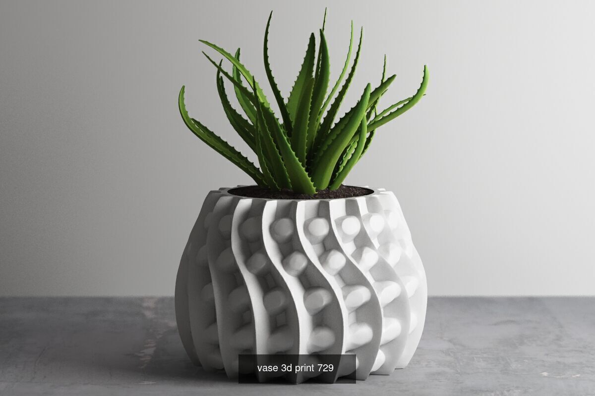 20 vase pot 3d print pack collection _7
