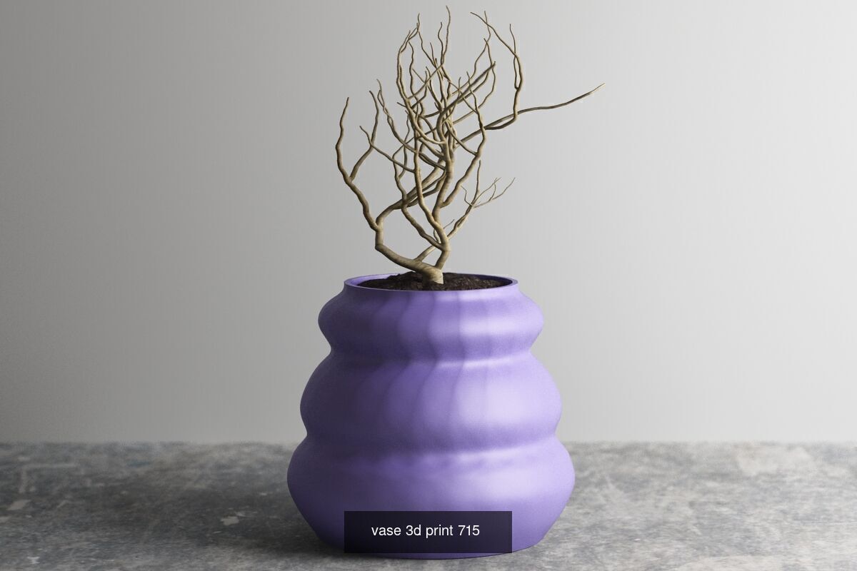 20 vase pot 3d print pack collection _21