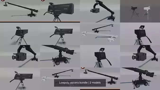 Lowpoly camera bundle