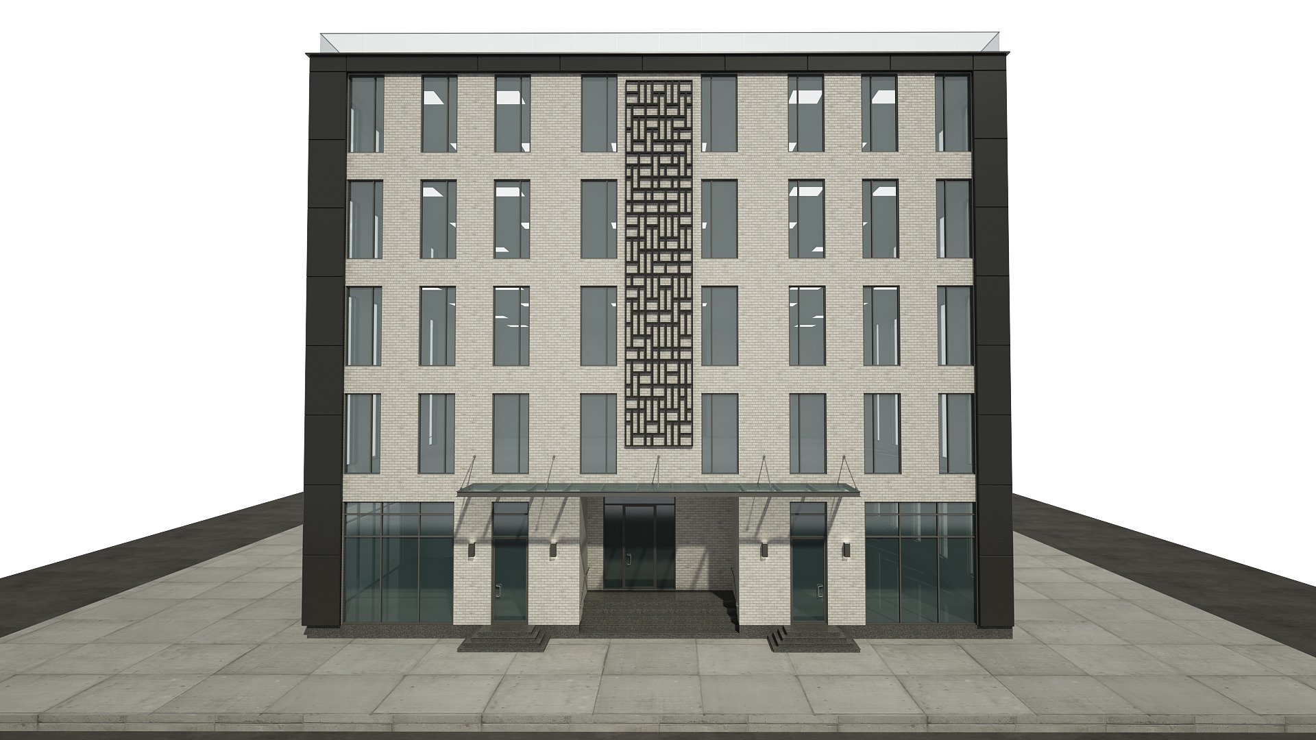 Office Building 3D model_1