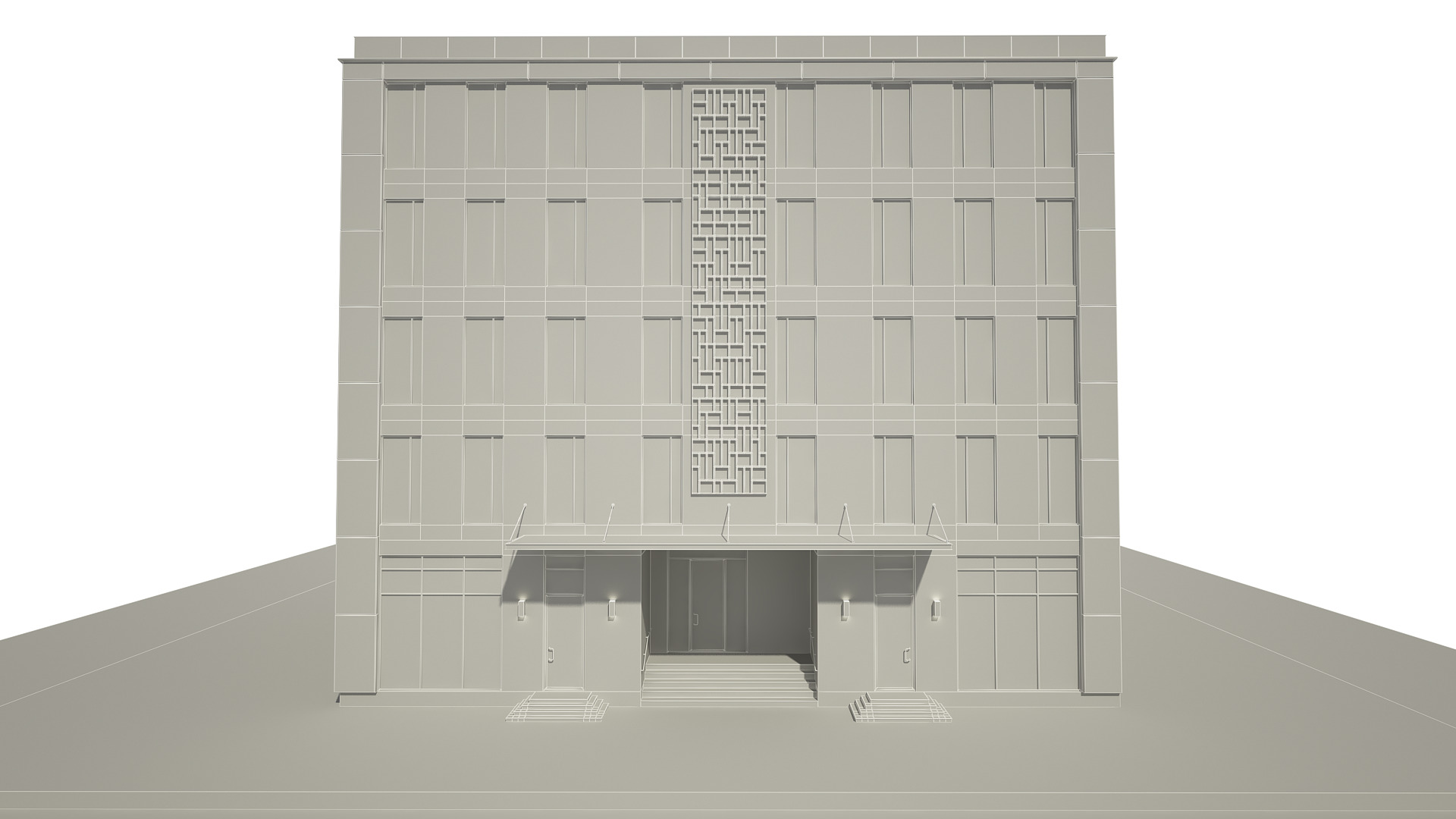 Office Building 3D model_8
