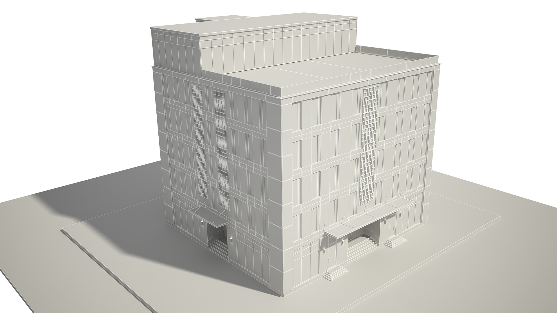 Office Building 3D model_12