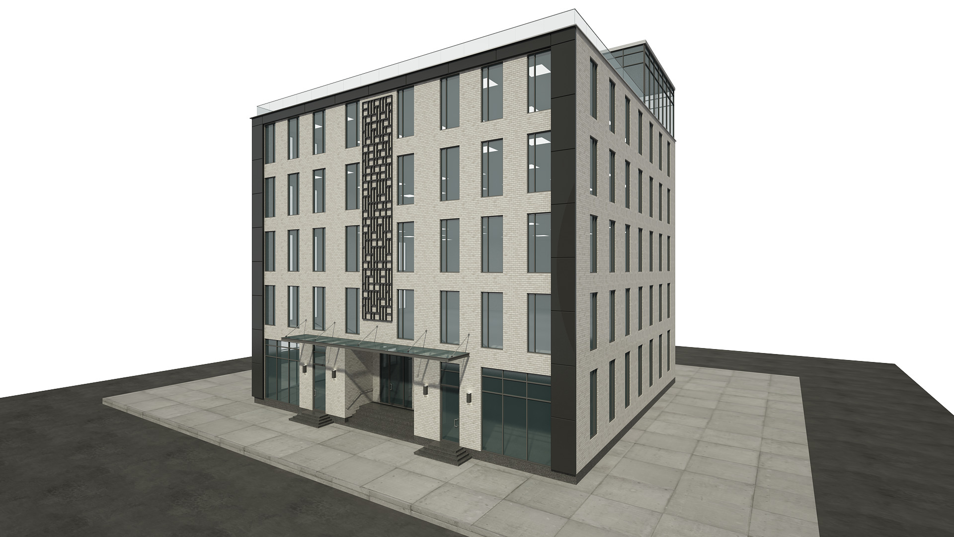 Office Building 3D model_2