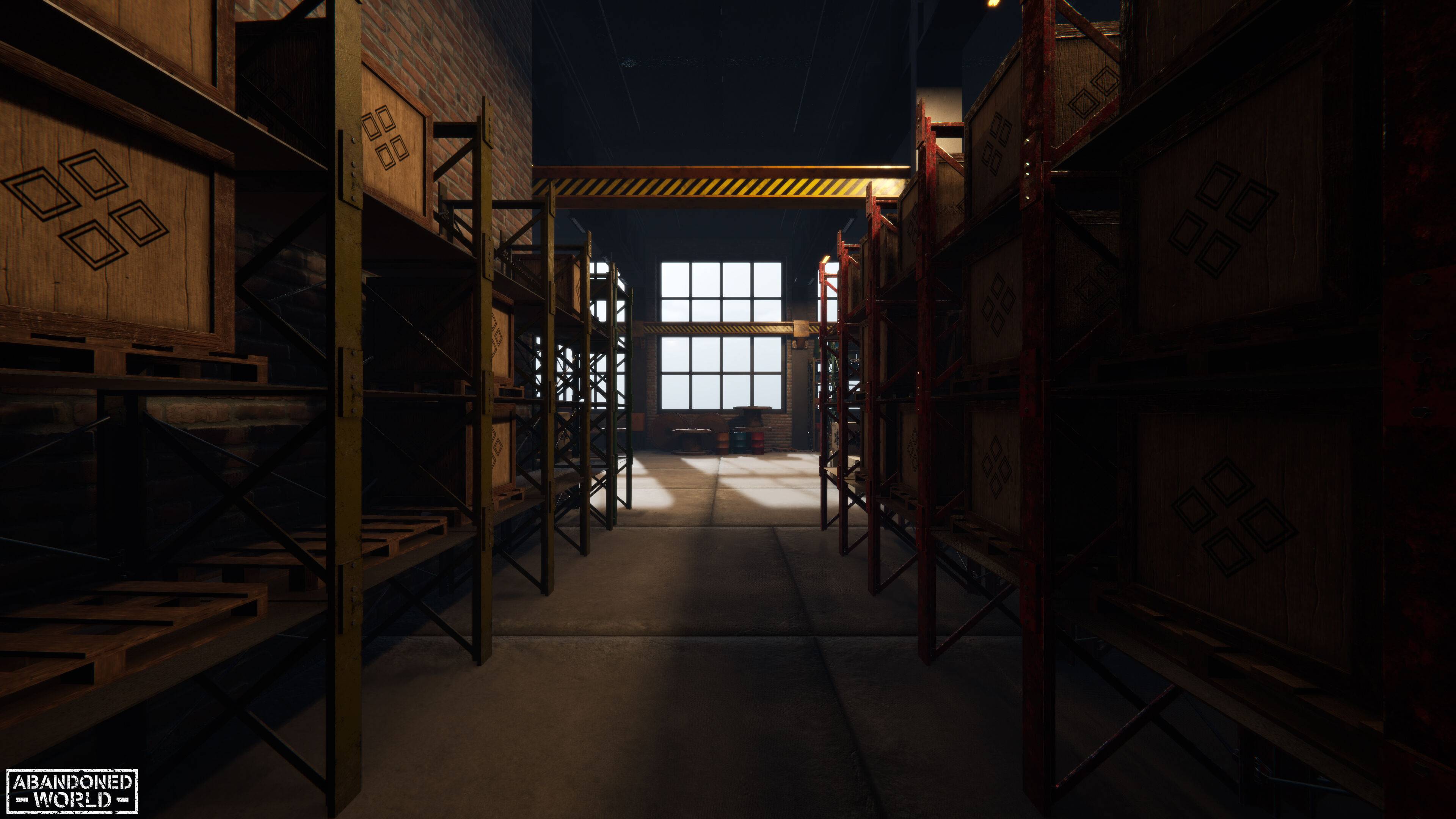 Modular Warehouse for Unity Low-poly 3D model_7