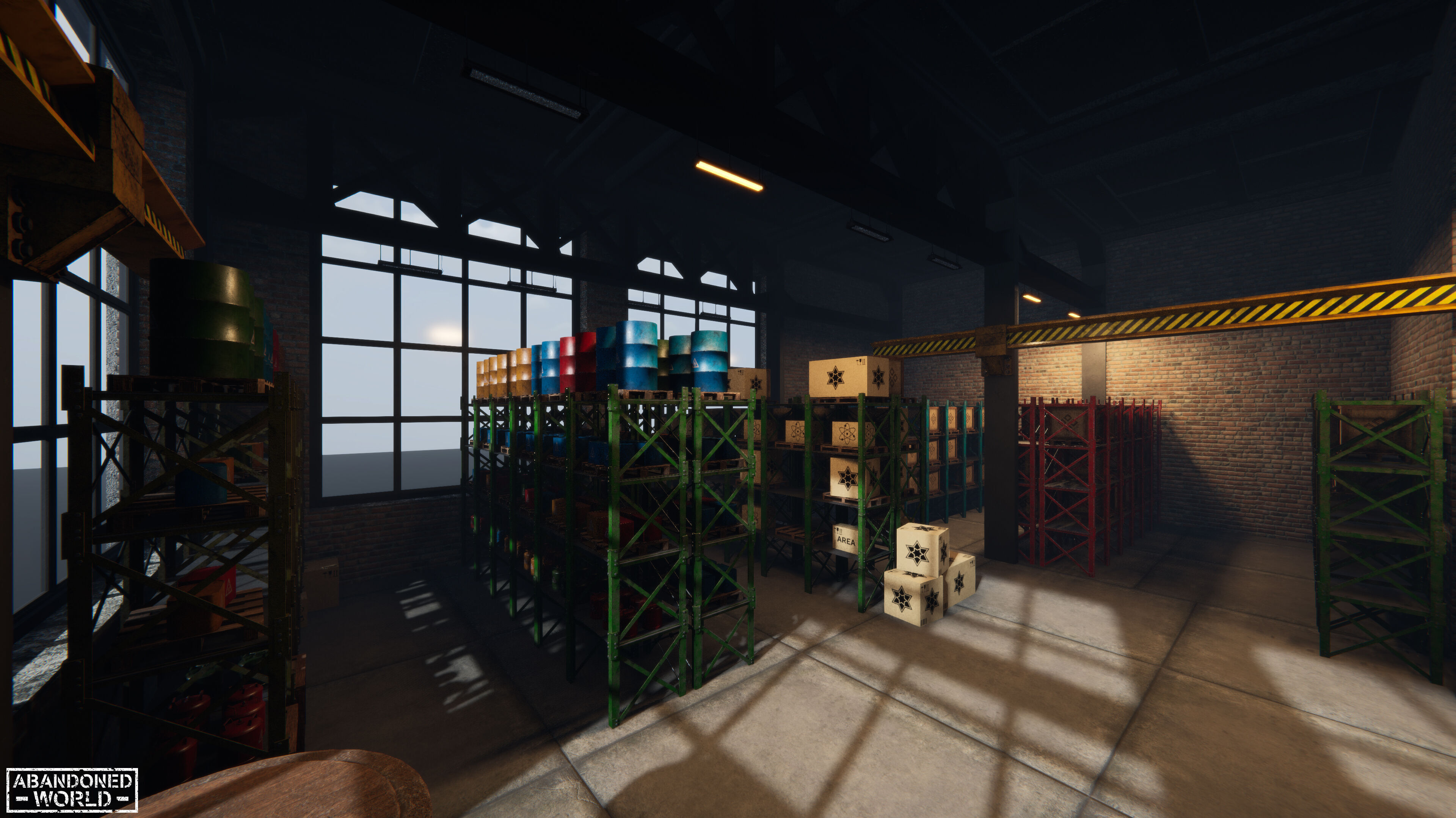 Modular Warehouse for Unity Low-poly 3D model_5