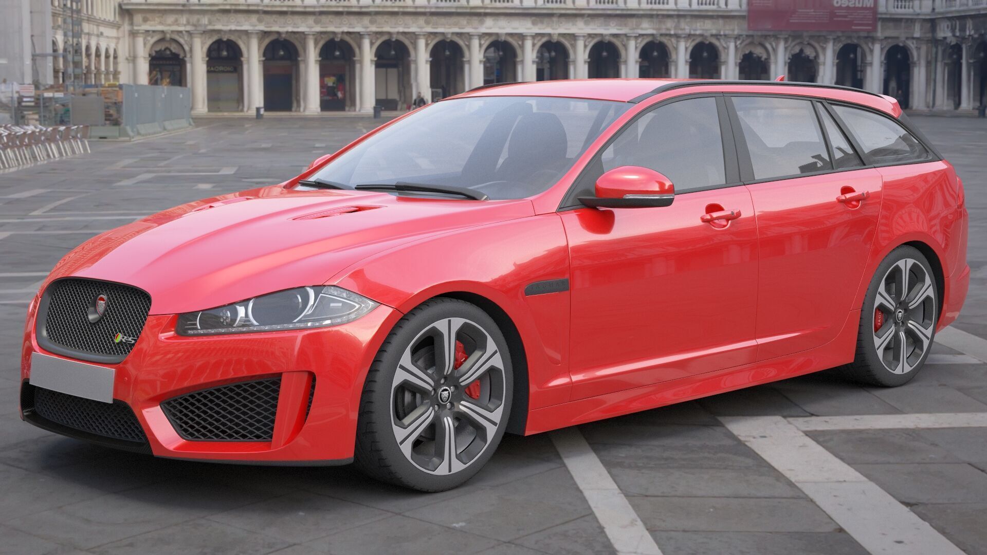 Jaguar XF 2014 3D model_2