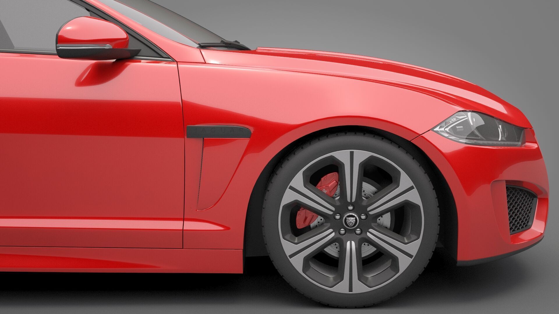 Jaguar XF 2014 3D model_12