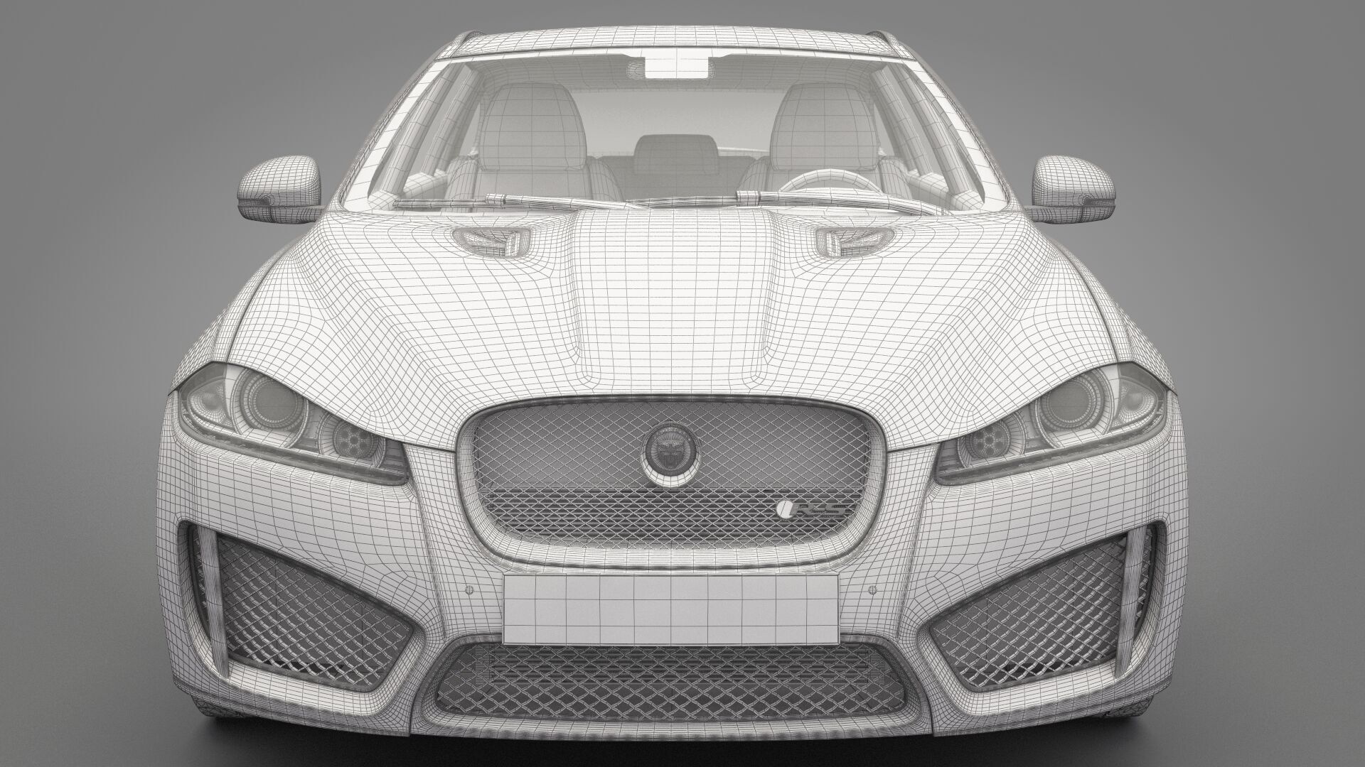 Jaguar XF 2014 3D model_22