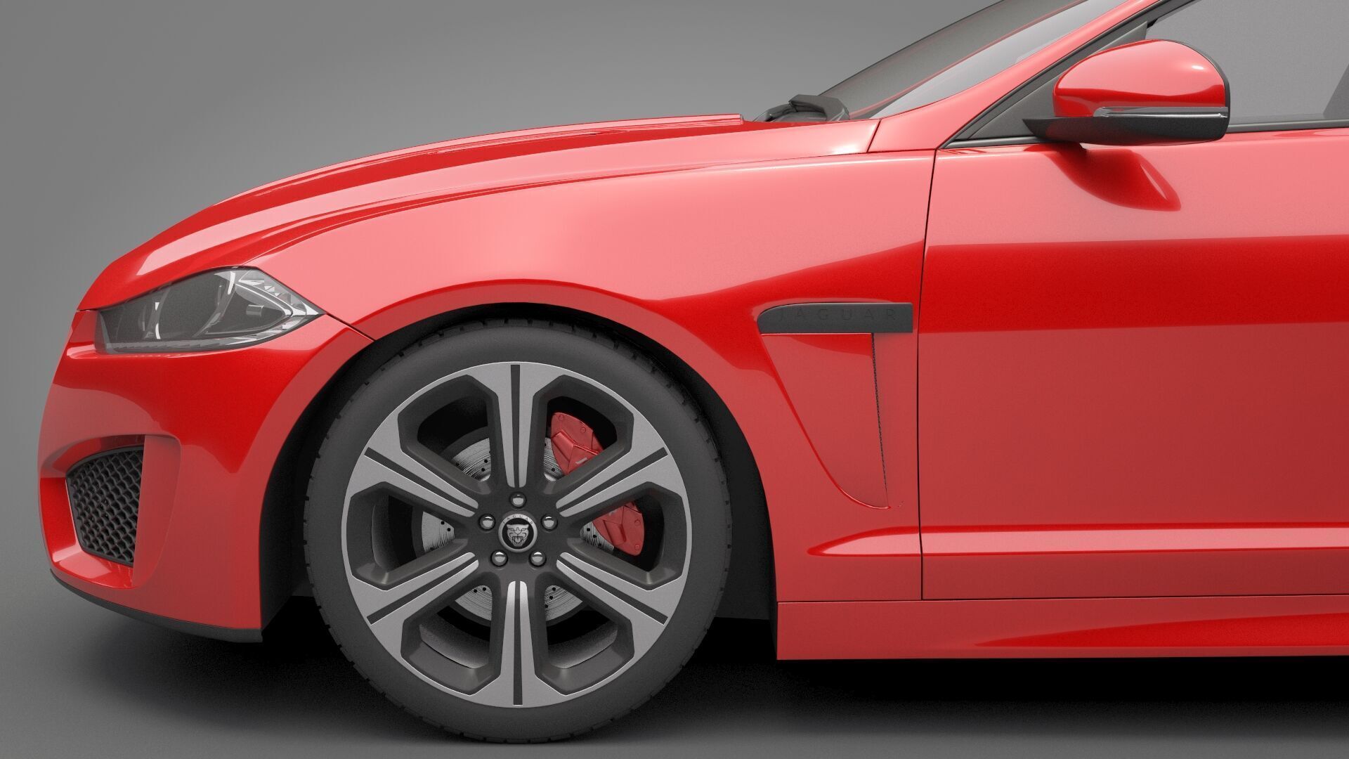 Jaguar XF 2014 3D model_14