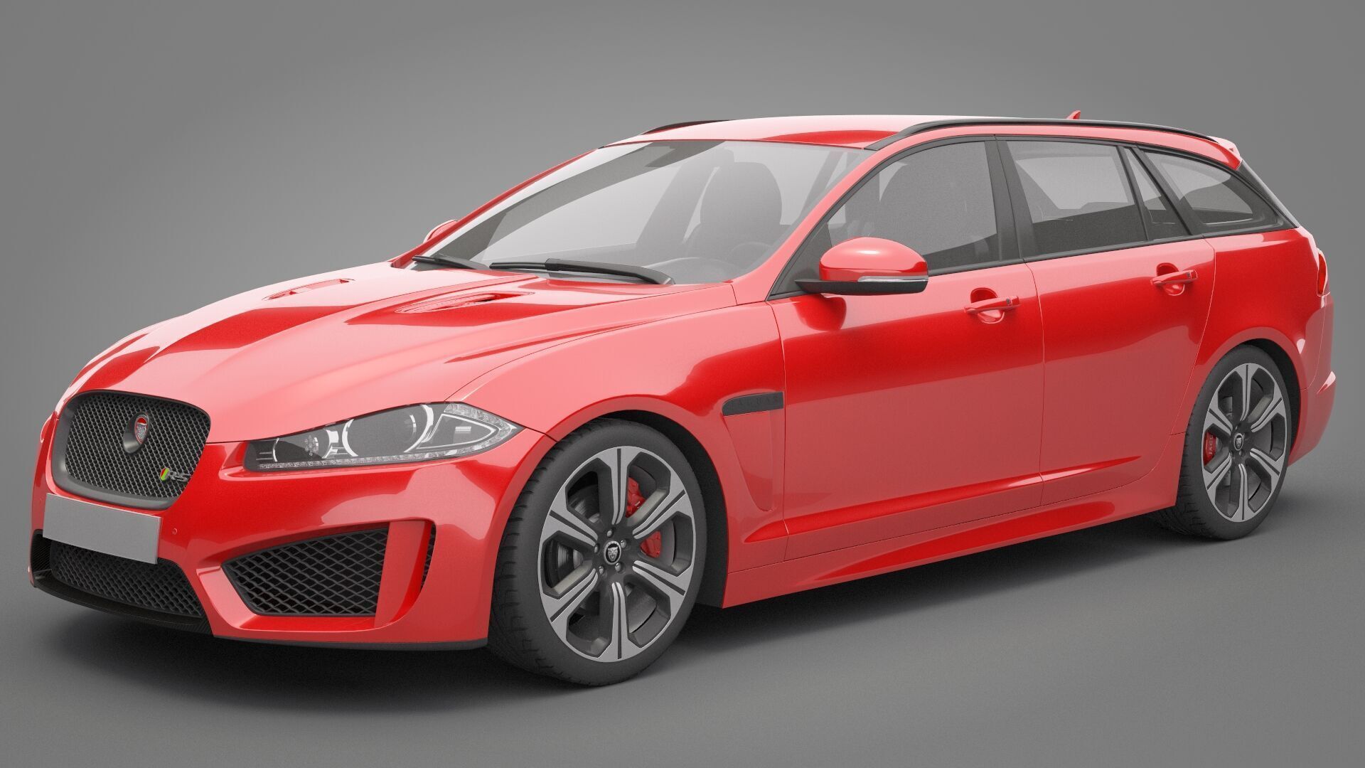 Jaguar XF 2014 3D model_11