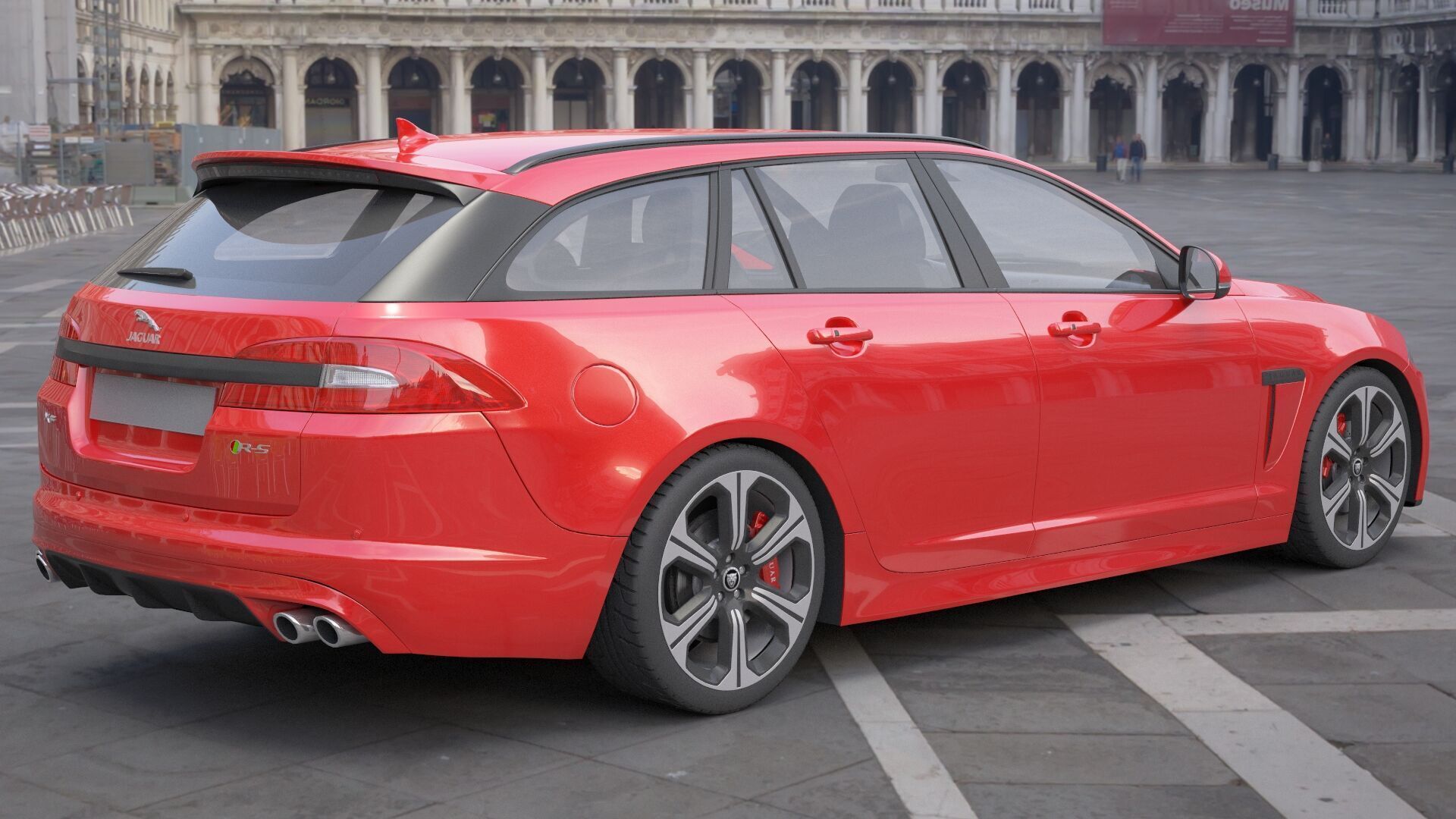 Jaguar XF 2014 3D model_3