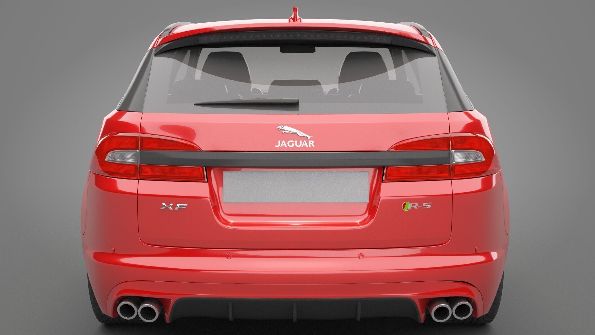 Jaguar XF 2014 3D model_8