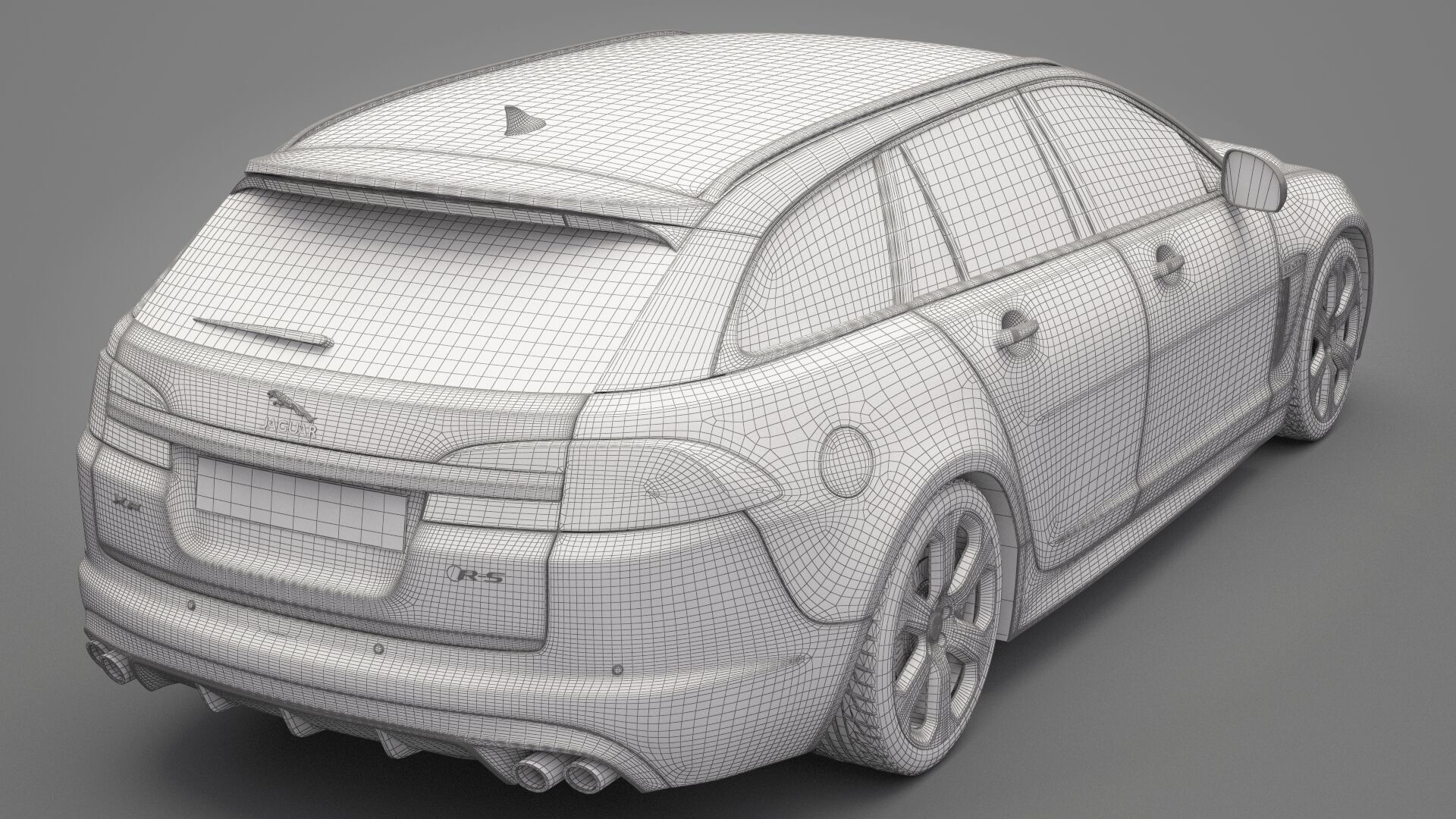 Jaguar XF 2014 3D model_27