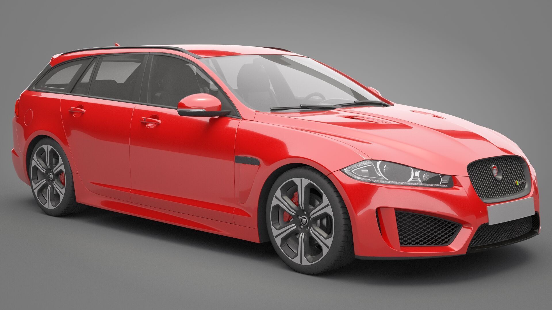 Jaguar XF 2014 3D model_5