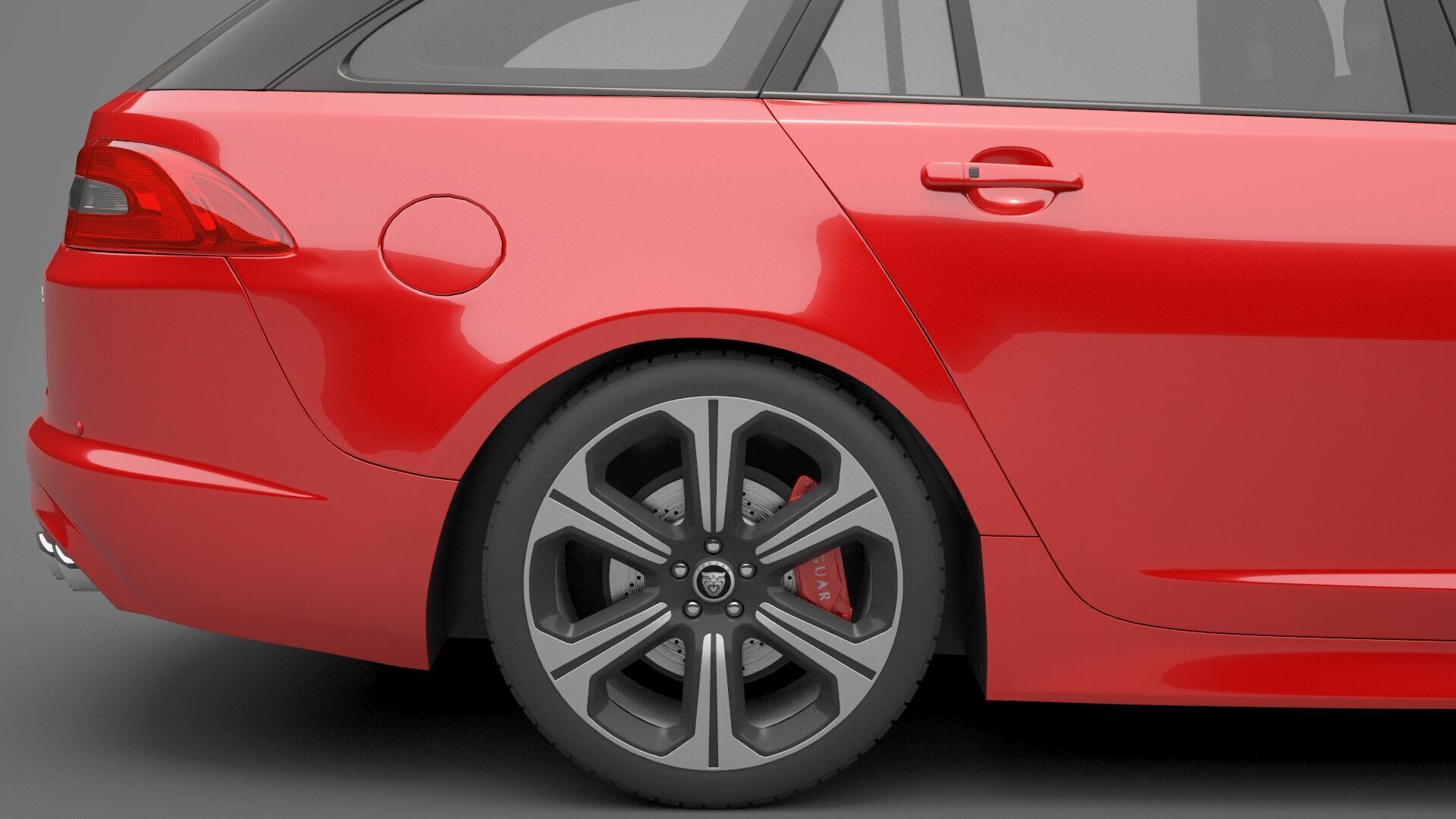 Jaguar XF 2014 3D model_13