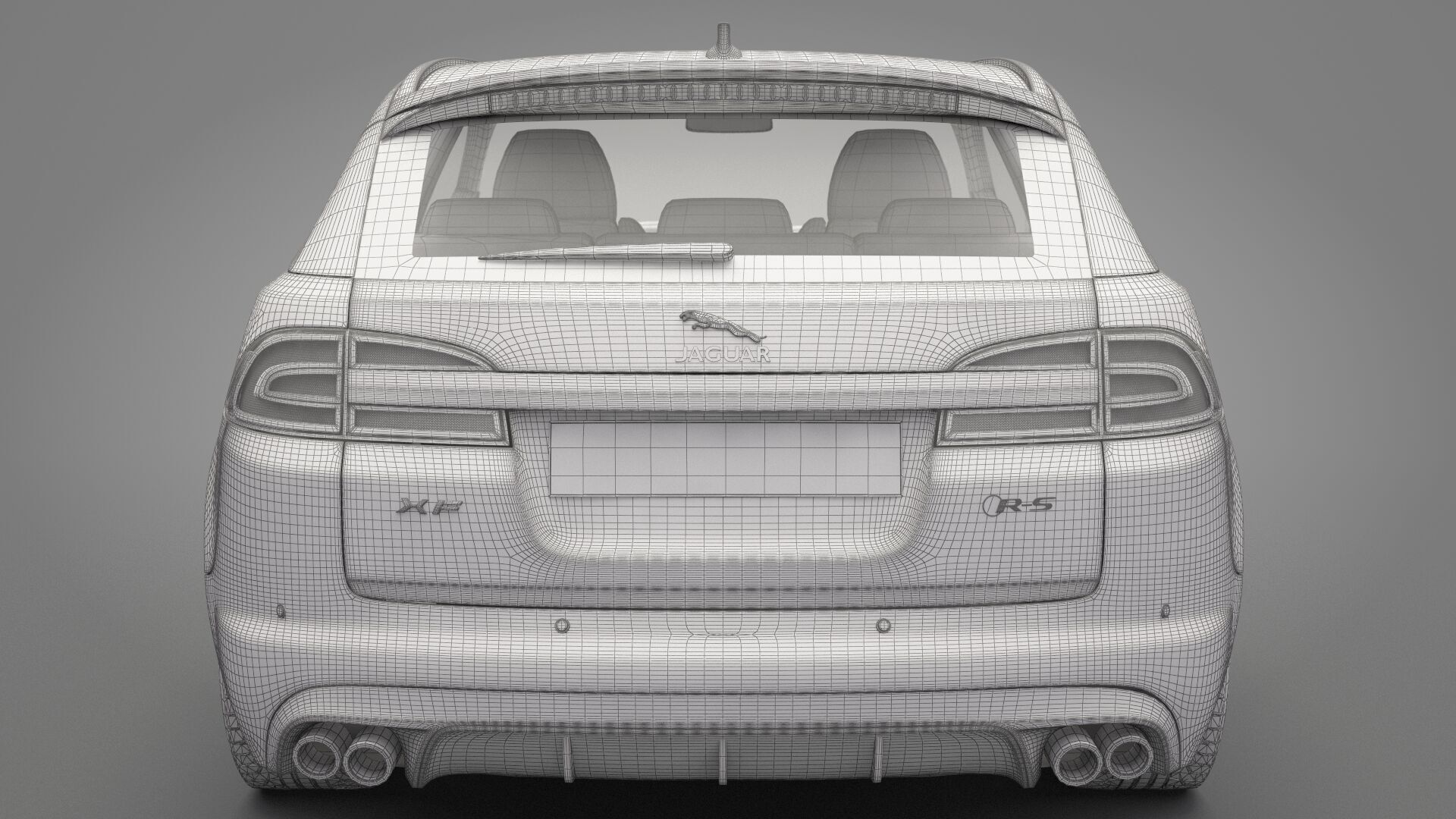 Jaguar XF 2014 3D model_23