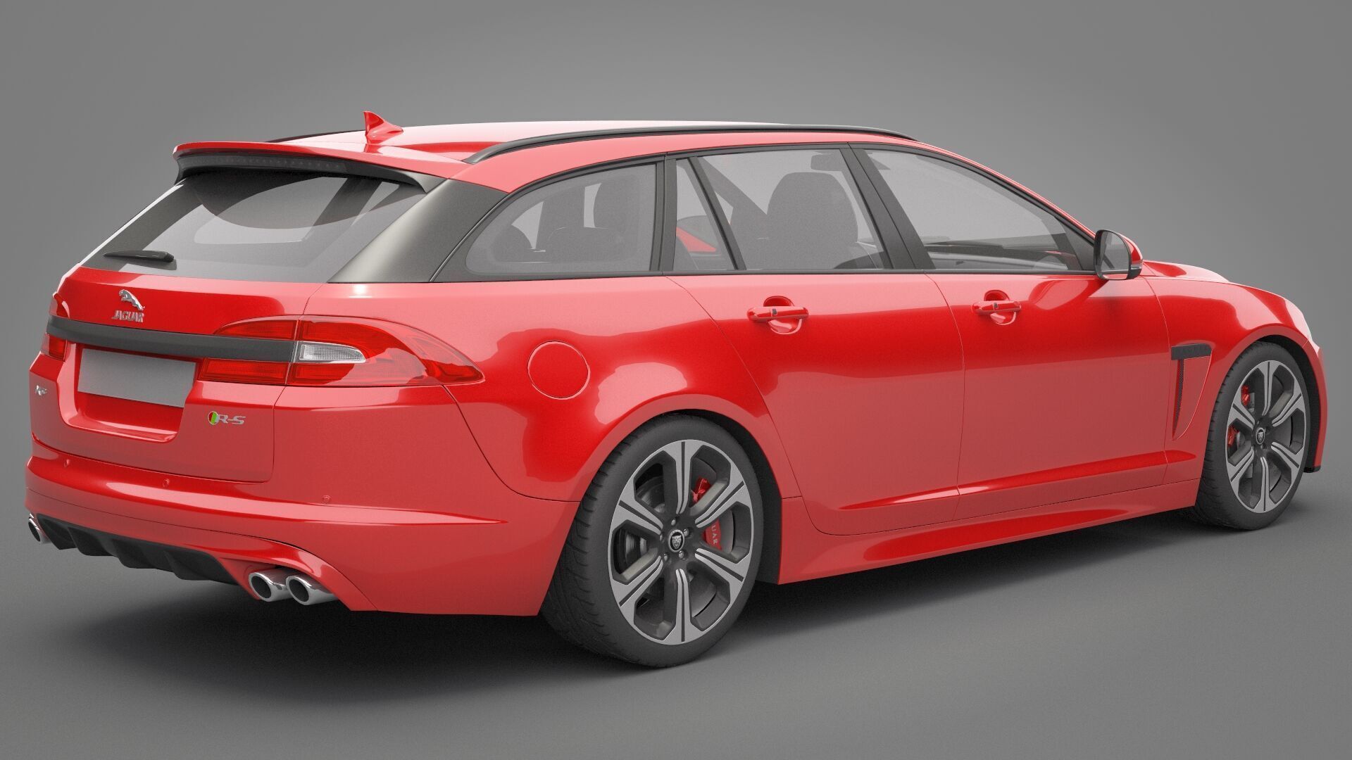 Jaguar XF 2014 3D model_7