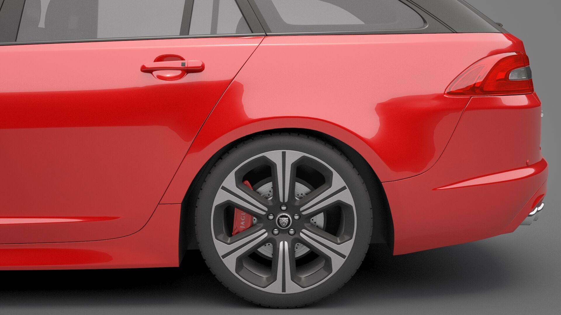 Jaguar XF 2014 3D model_15