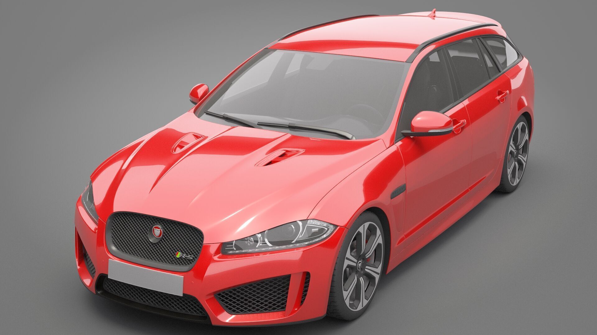Jaguar XF 2014 3D model_16