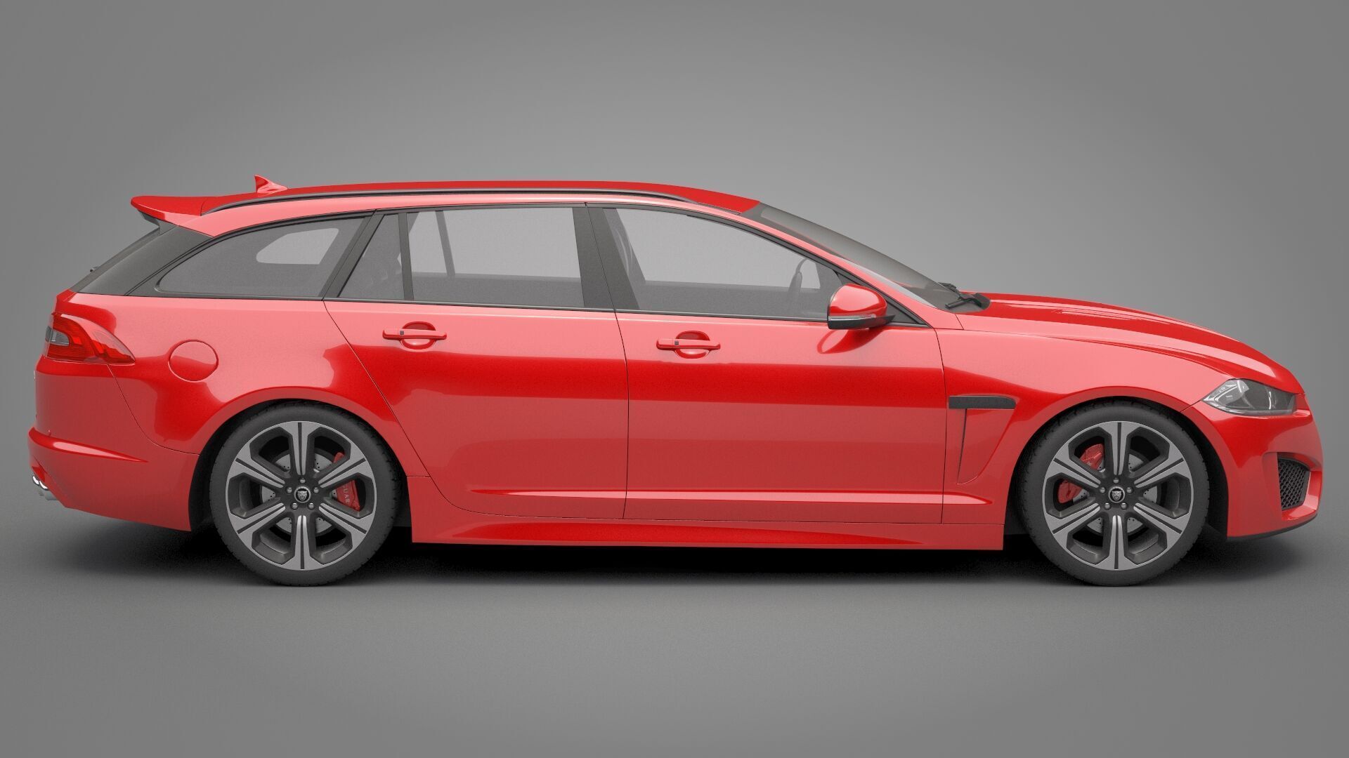 Jaguar XF 2014 3D model_6