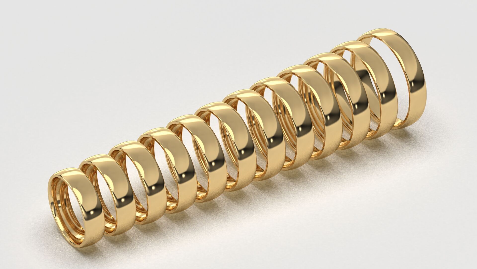 Band Ring for Men print model 3D R0140-W 5mm  3D print model_3