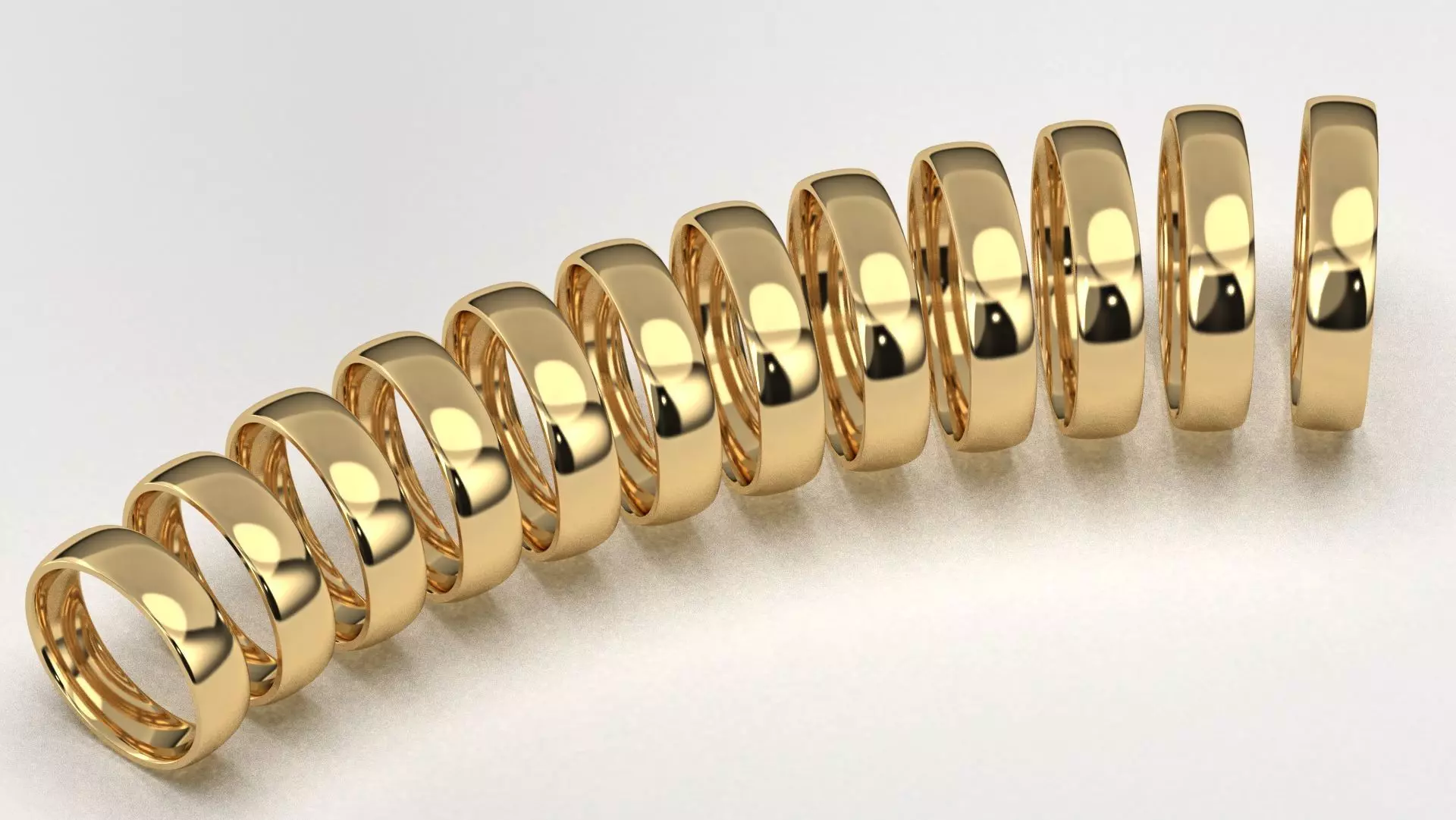 Band Ring for Men print model 3D R0140-W 5mm  3D print model_0