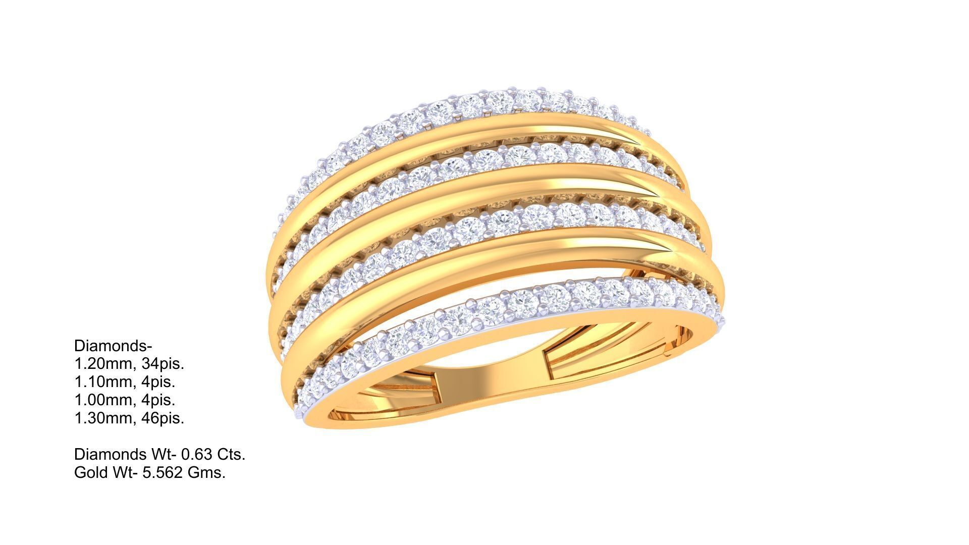  Women Ring MTL 3dm STL OBJ FBX Details 3D print model_2