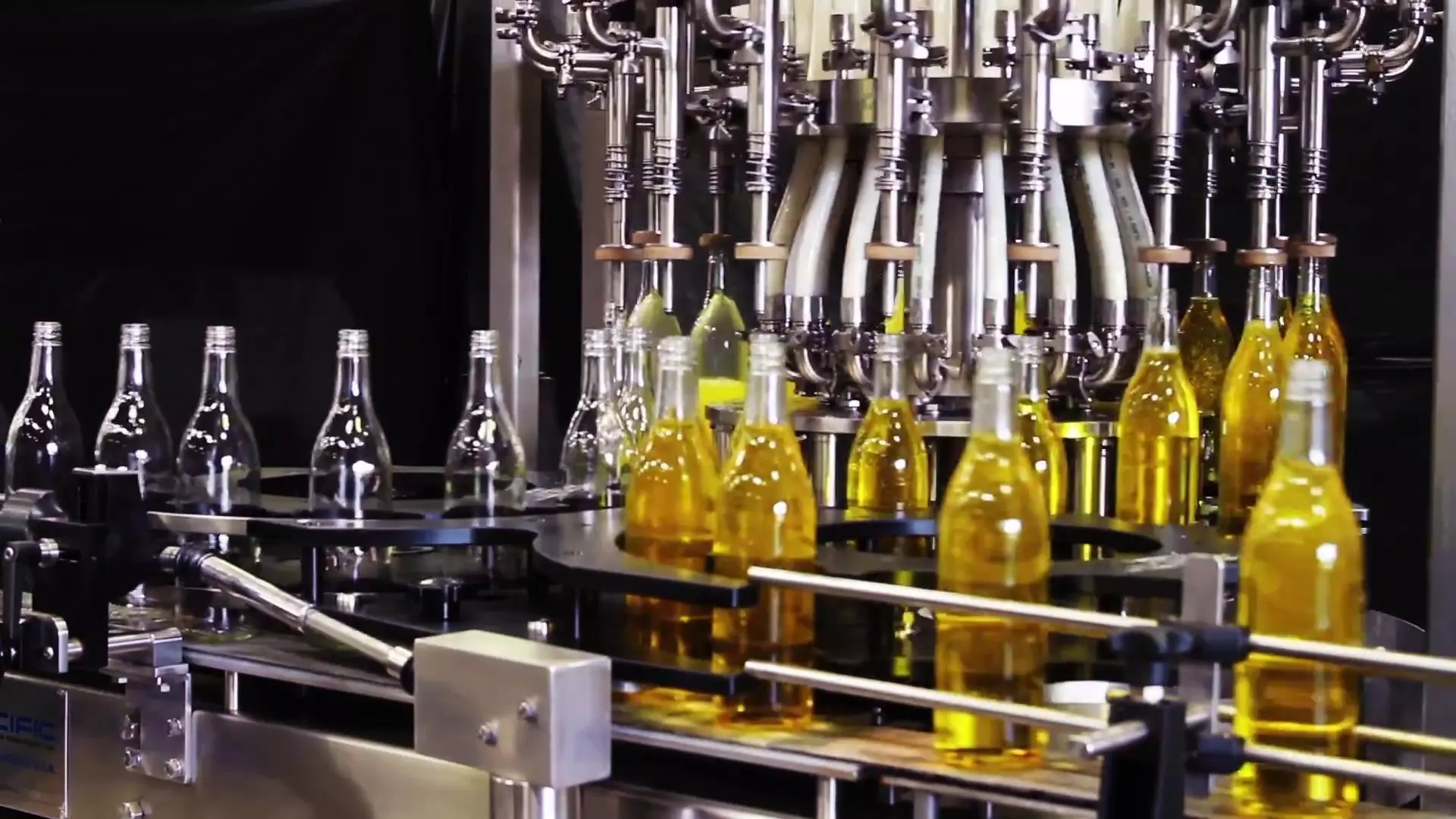 Three in One Rotary Filling Machine 18 Heads 3D model_2