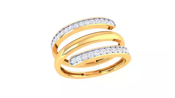  Women Ring MTL 3dm STL OBJ FBX Details