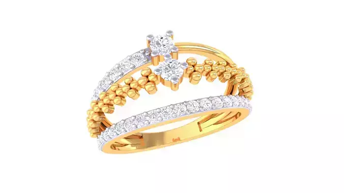  Women Ring MTL 3dm STL OBJ FBX Details