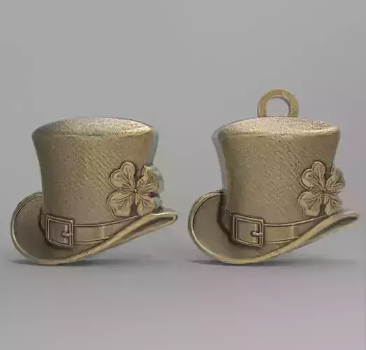 st patrick hat decor cnc 